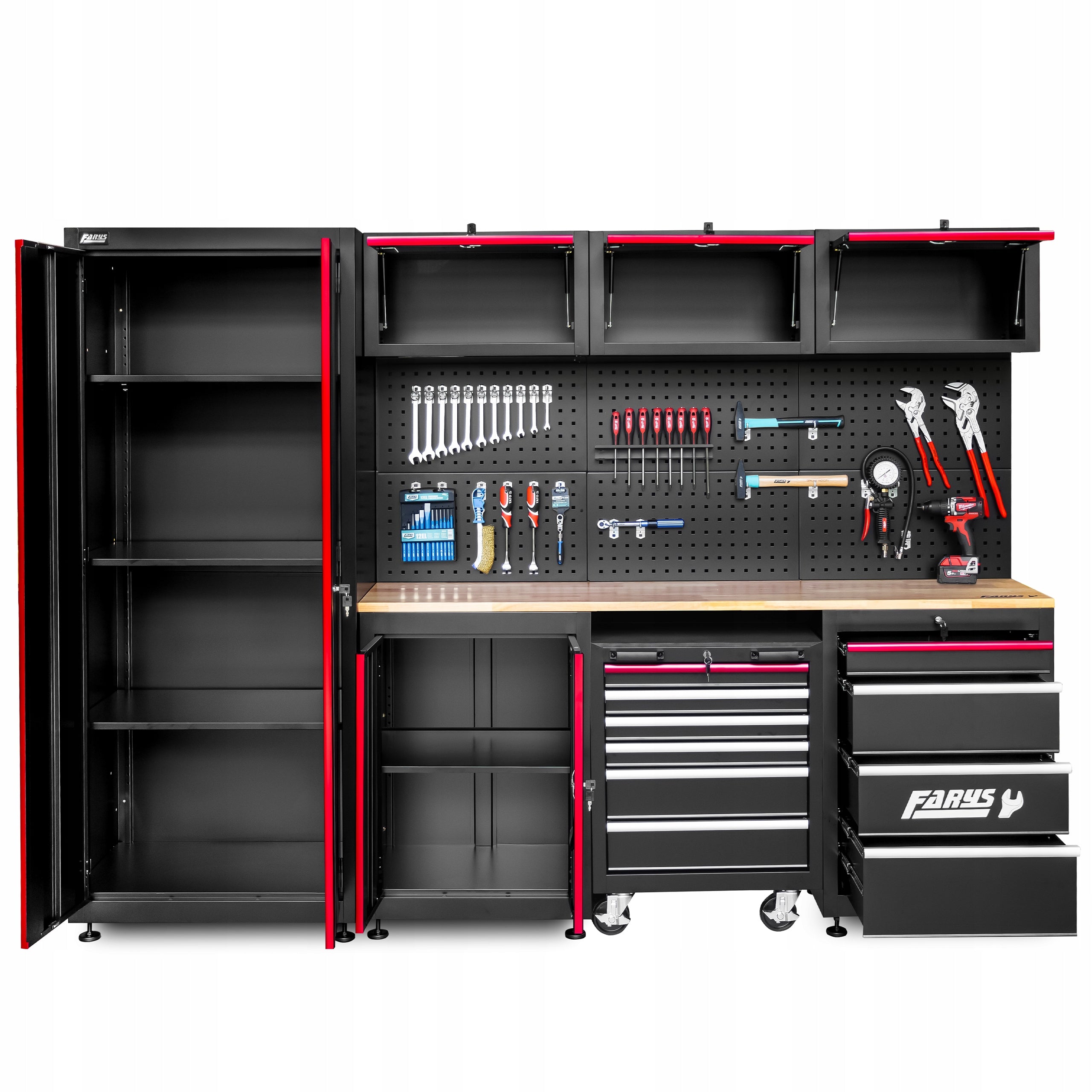 Garage Furniture Workshop Shelving Cabinet For Garage Workshop FR4113 Product width 260 cm