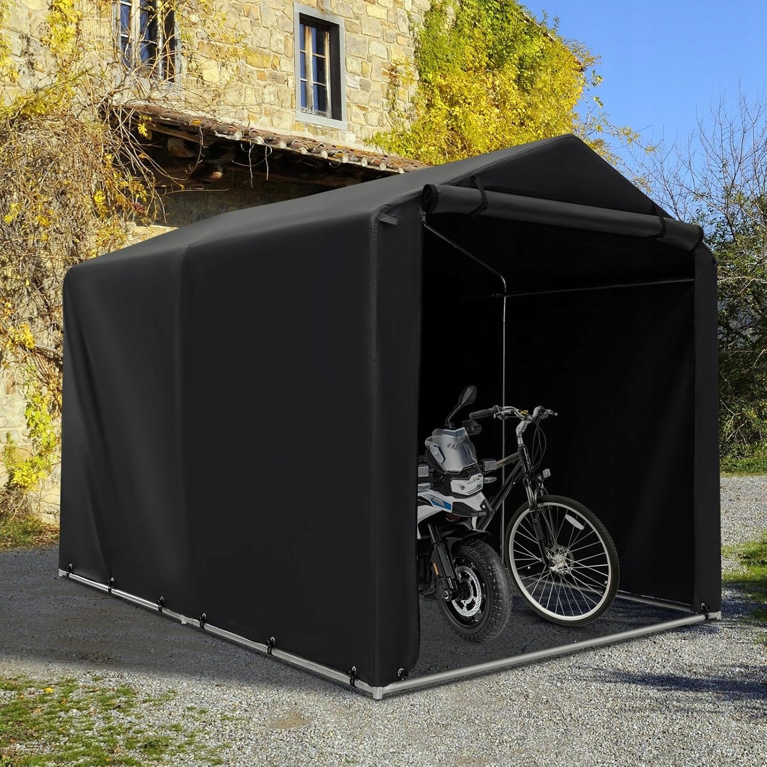 Garage Tent for Tools Bike Quad Garage Storage Tool House Length 3 m