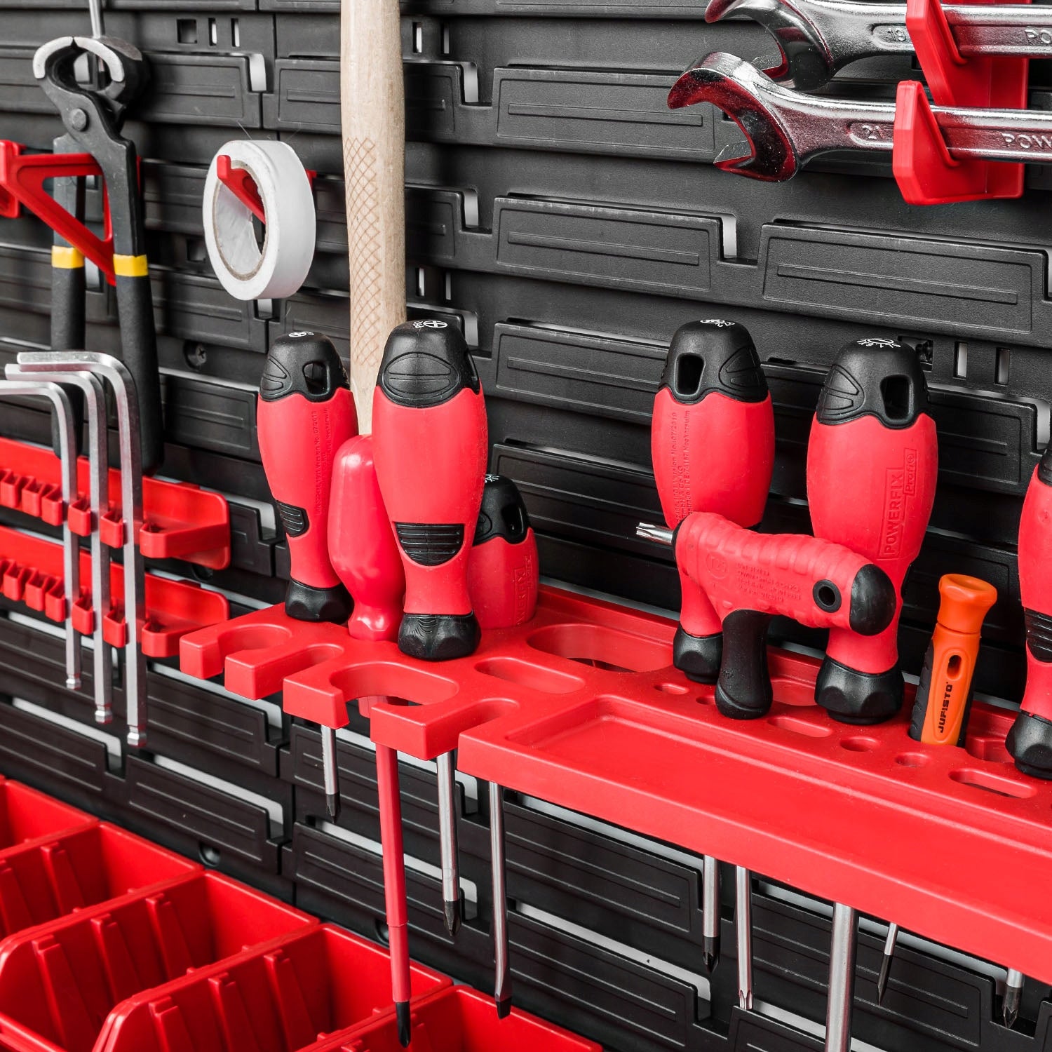 Garage Tool Board Containers and Handles Product width 115.2 cm