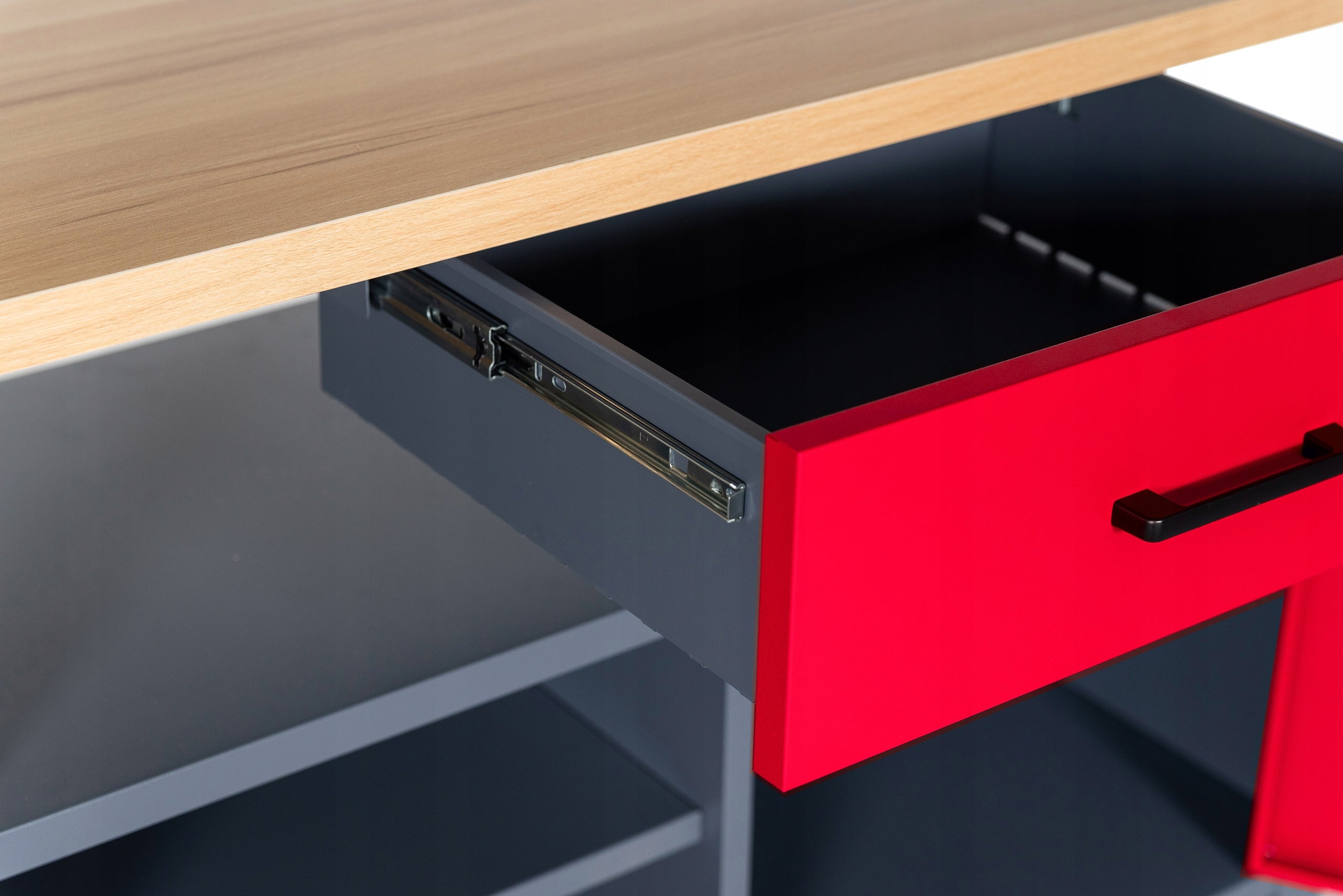 Garage Workbench for Tools Anthracite-Red Premium Product height 85 cm