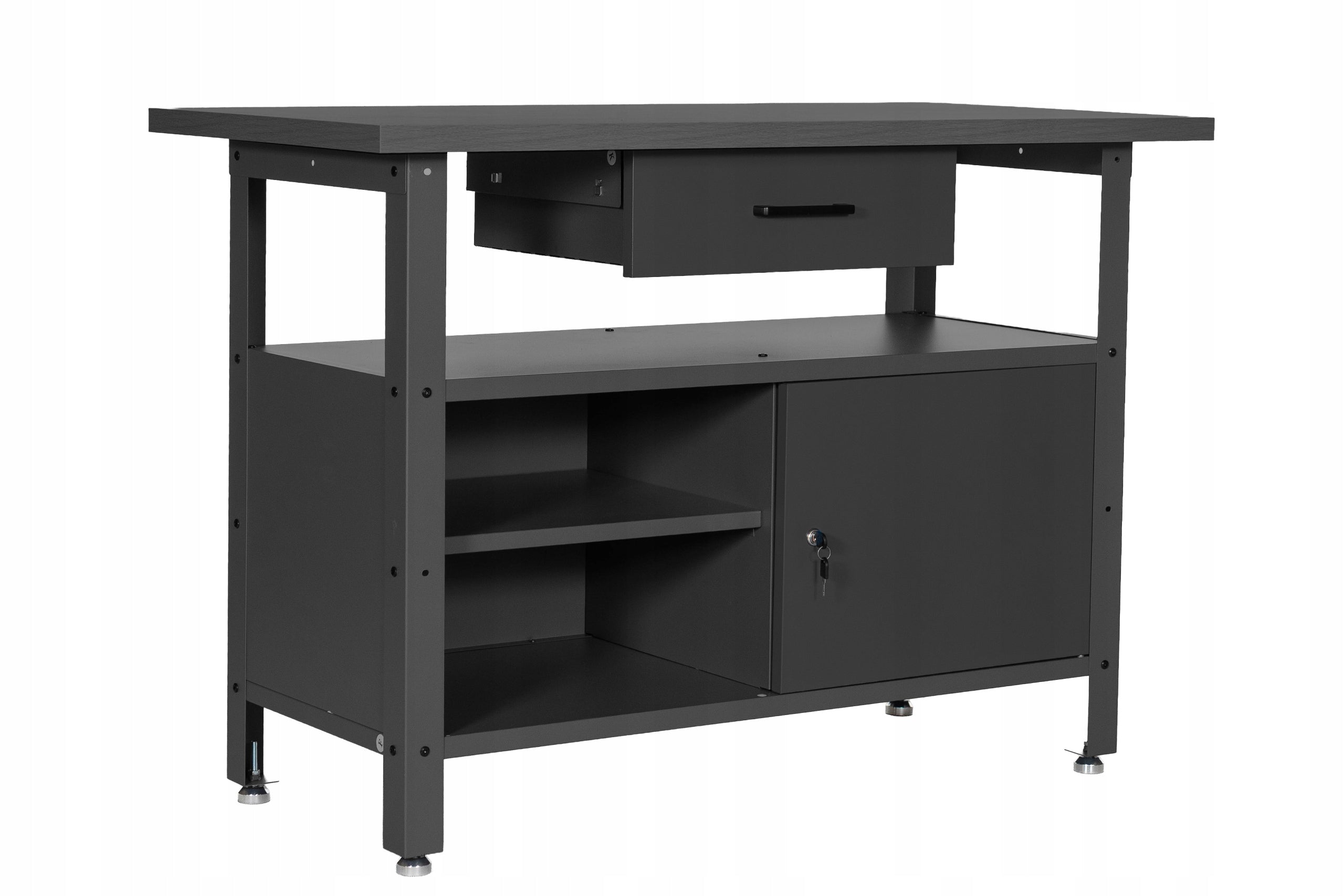 Garage Workbench for Tools Black Premium