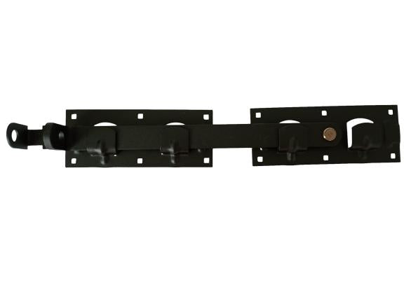 Garage, gate and door latch, double-leaf lock, XL, painted Brand Bolt