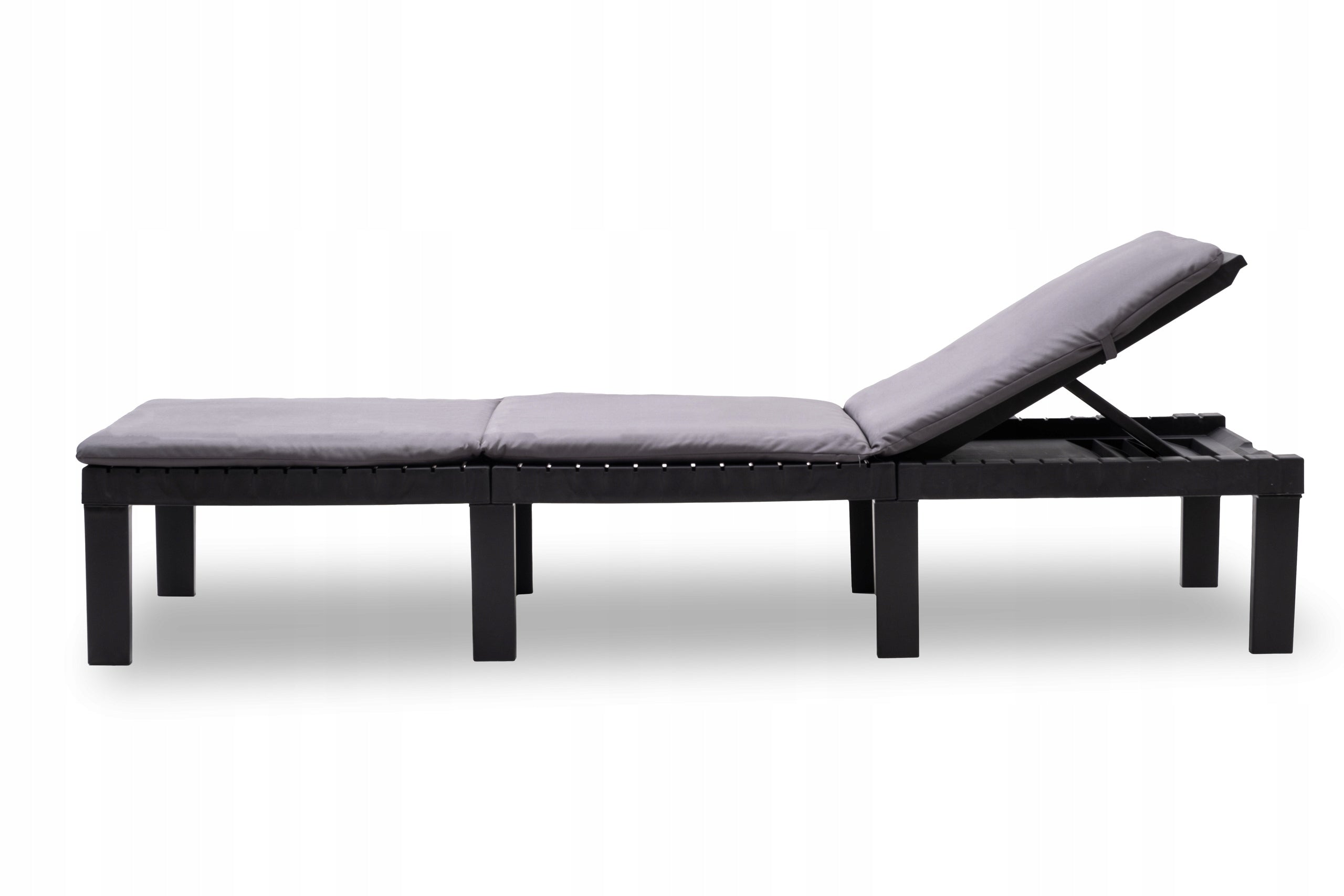 Garden Beach Lounger with PILLOW Haiti PROgarden Anthracite Frame material synthetic material