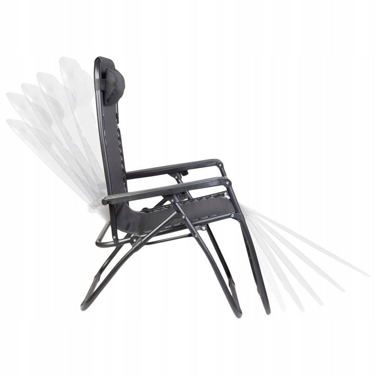 Garden Chair BS69 Black For Beach Terrace Balcony For Garden Comfortable Frame material metal