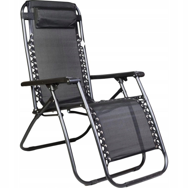Garden Chair BS69 Black For Beach Terrace Balcony For Garden Comfortable Model BS-069