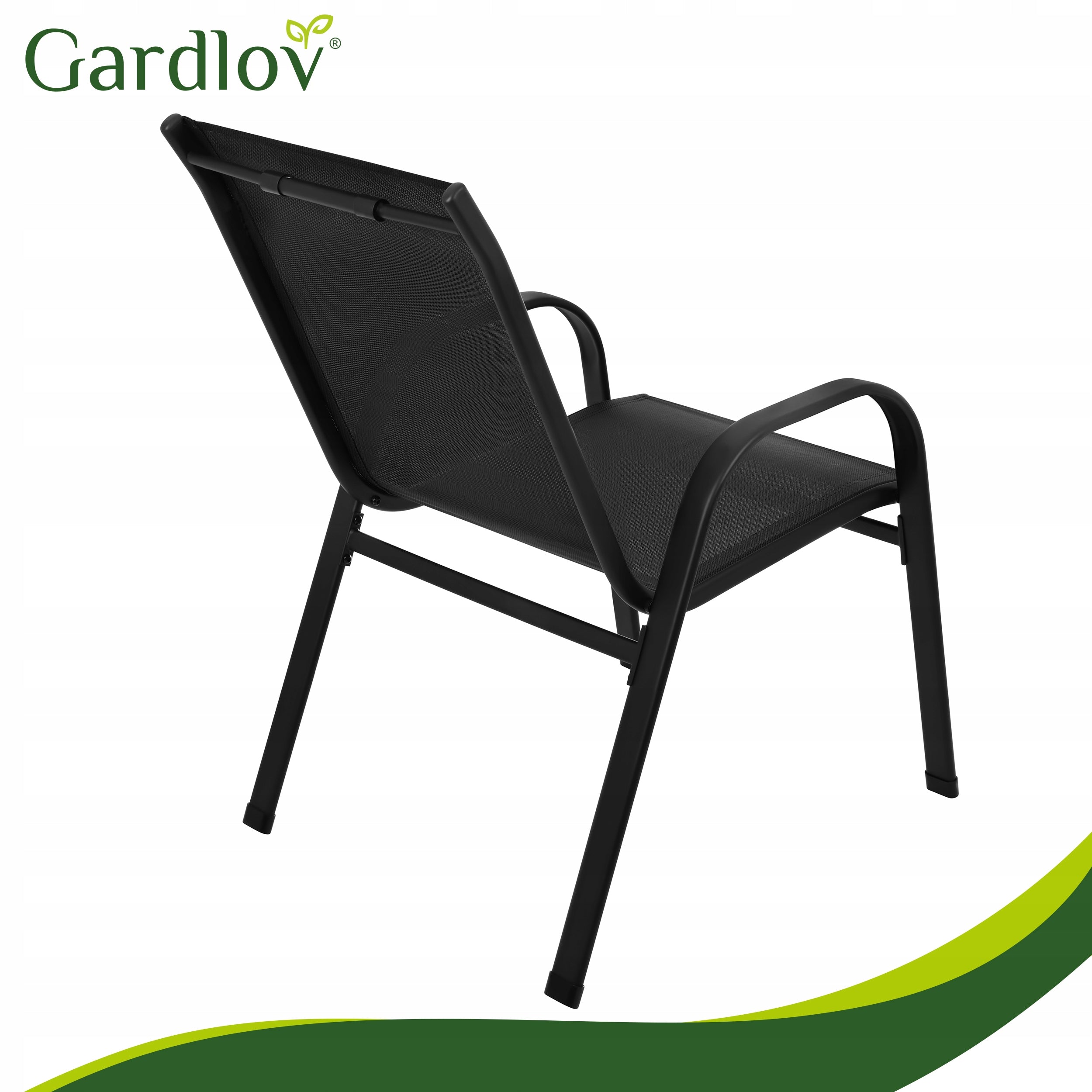 Garden Chairs Set for Terrace Balcony Garden 4 x Metal Chair 150kg Number of pieces in the set 4 pcs