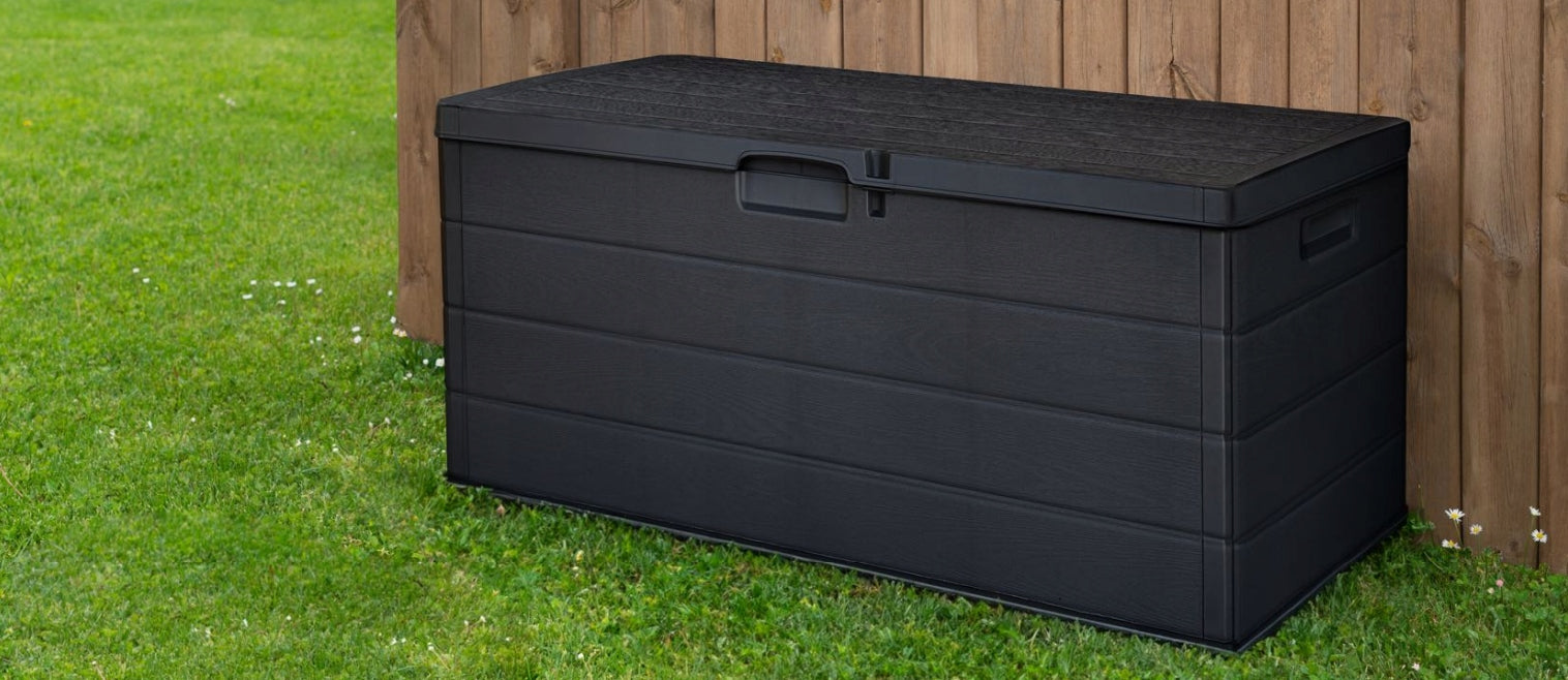 Garden Chest 340 l for Terrace Balcony Trunk Box capacity 340 l