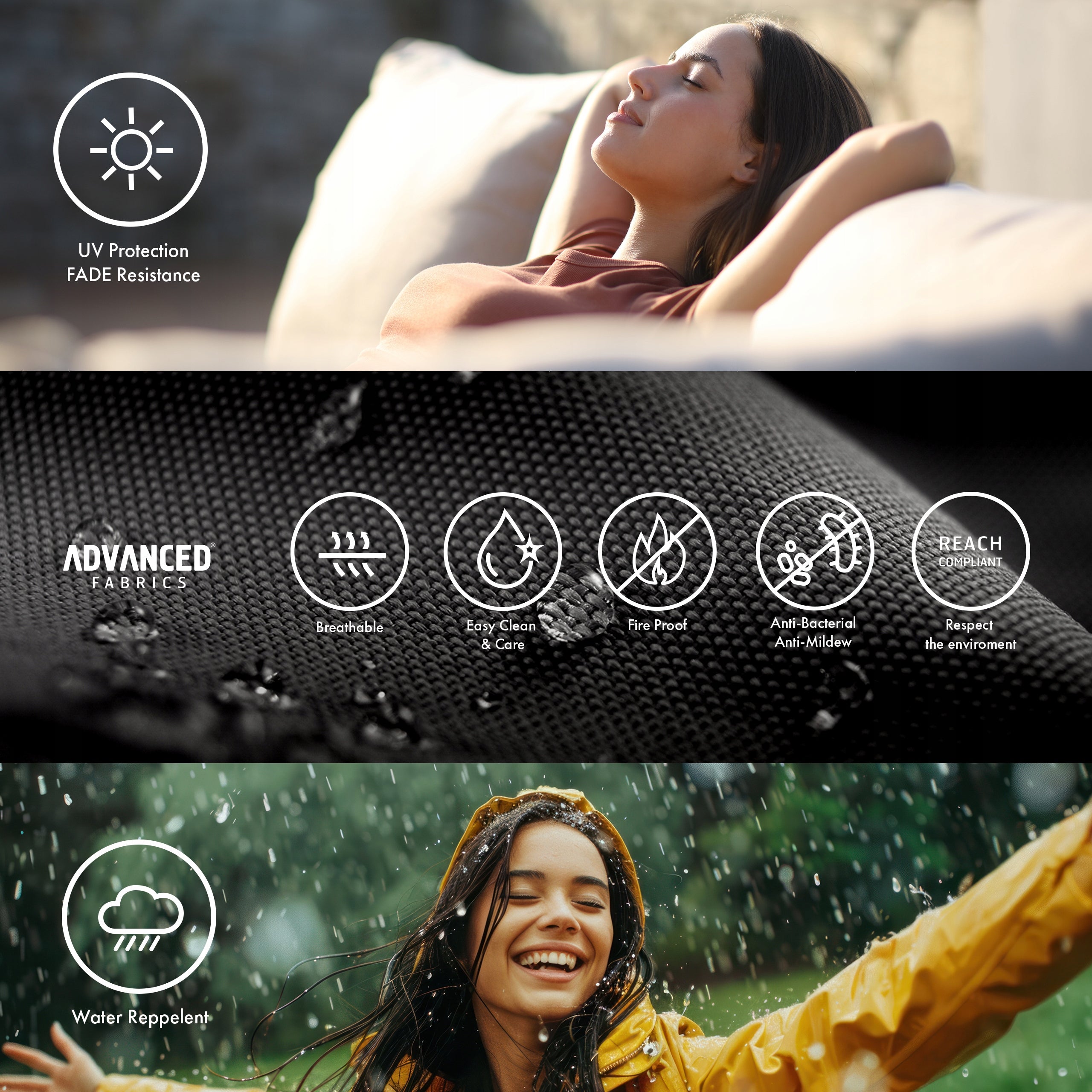 Garden Corner Sofa Bahama M Dark Grey 298 x 222 cm Set Right Manufacturer code BAHA-M-DG-R