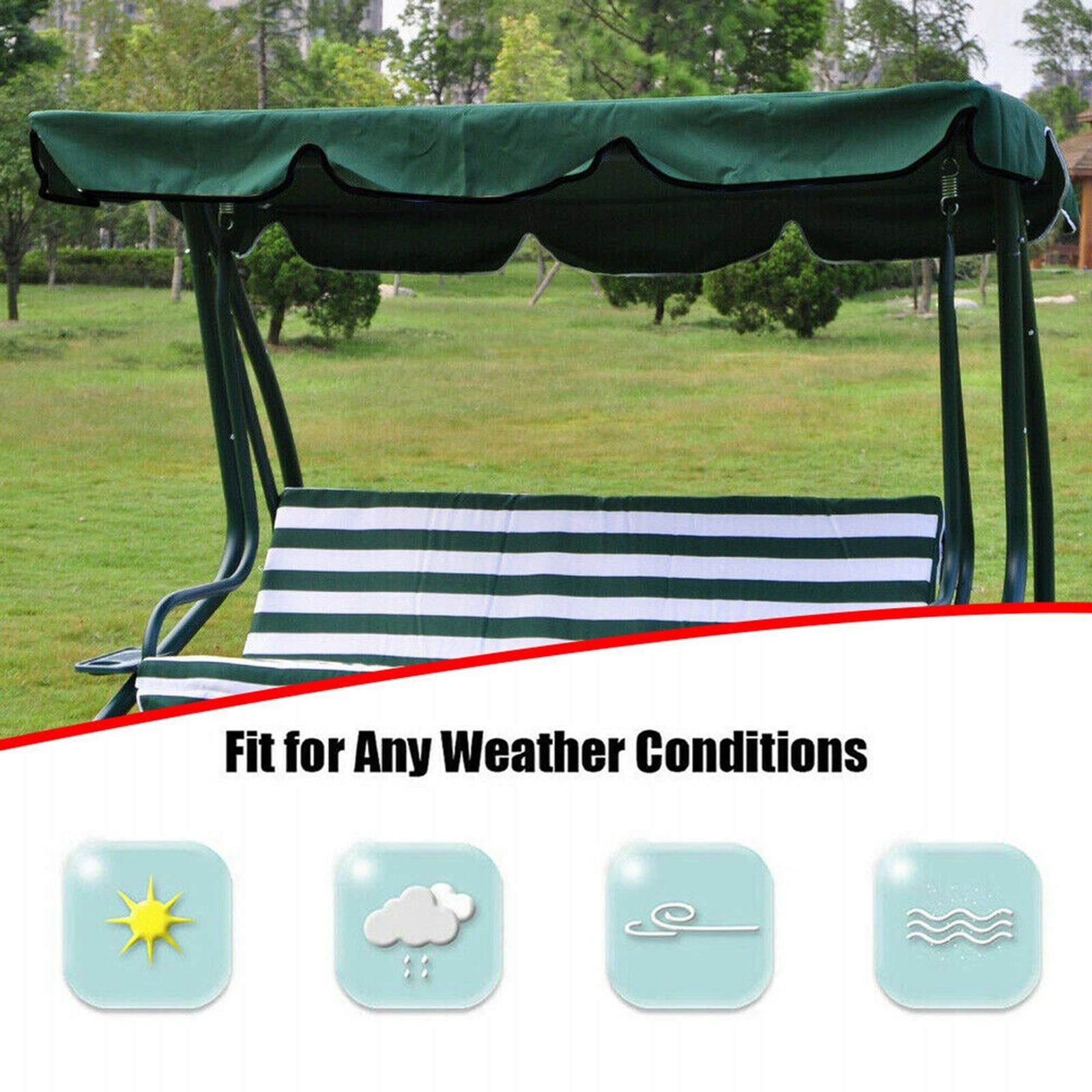 Garden Cover, 3 Seat Swing Green 164x114x15cm Manufacturer code yanxuemy@163.com-60037994