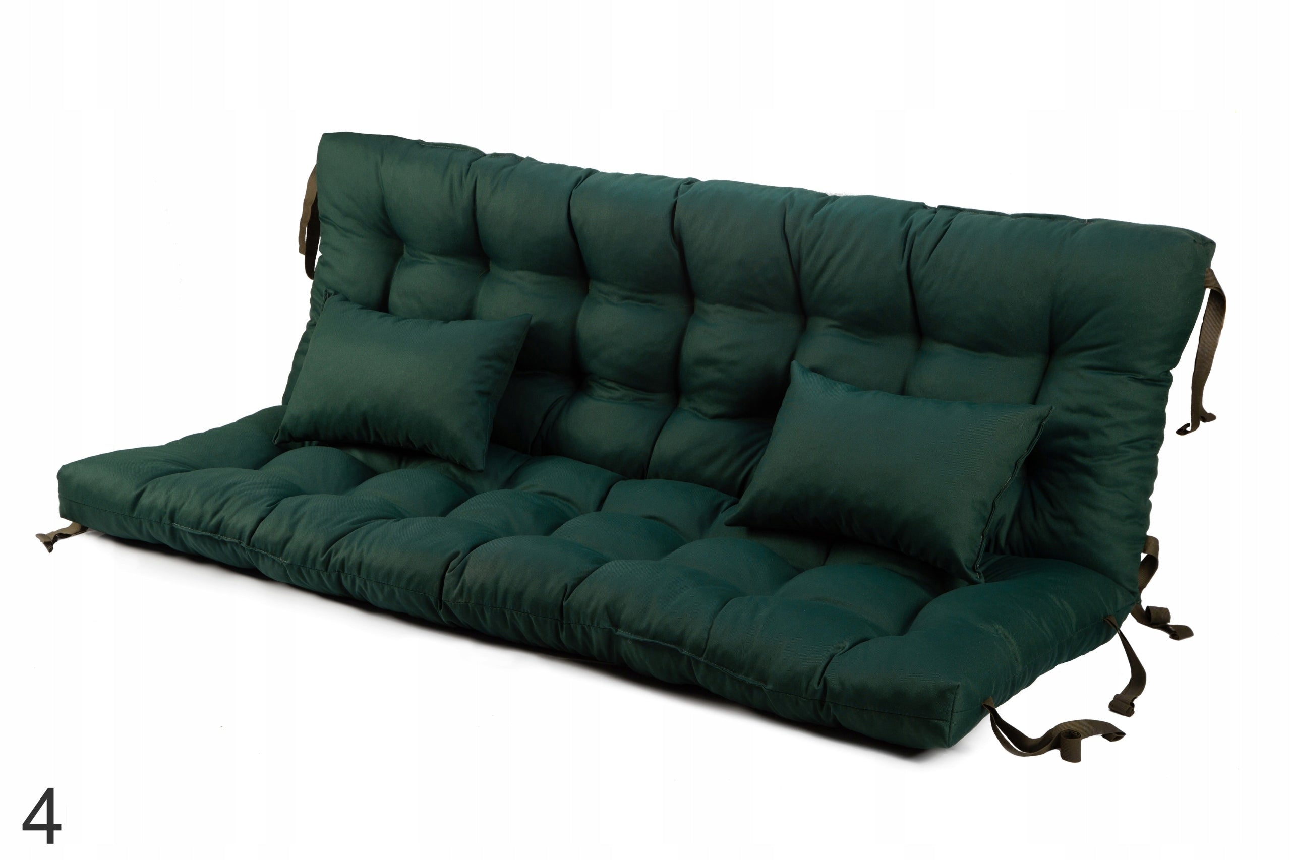 Garden Cushion 120 x 40 x 60 Quilted Swing/Bench Shape rectangular