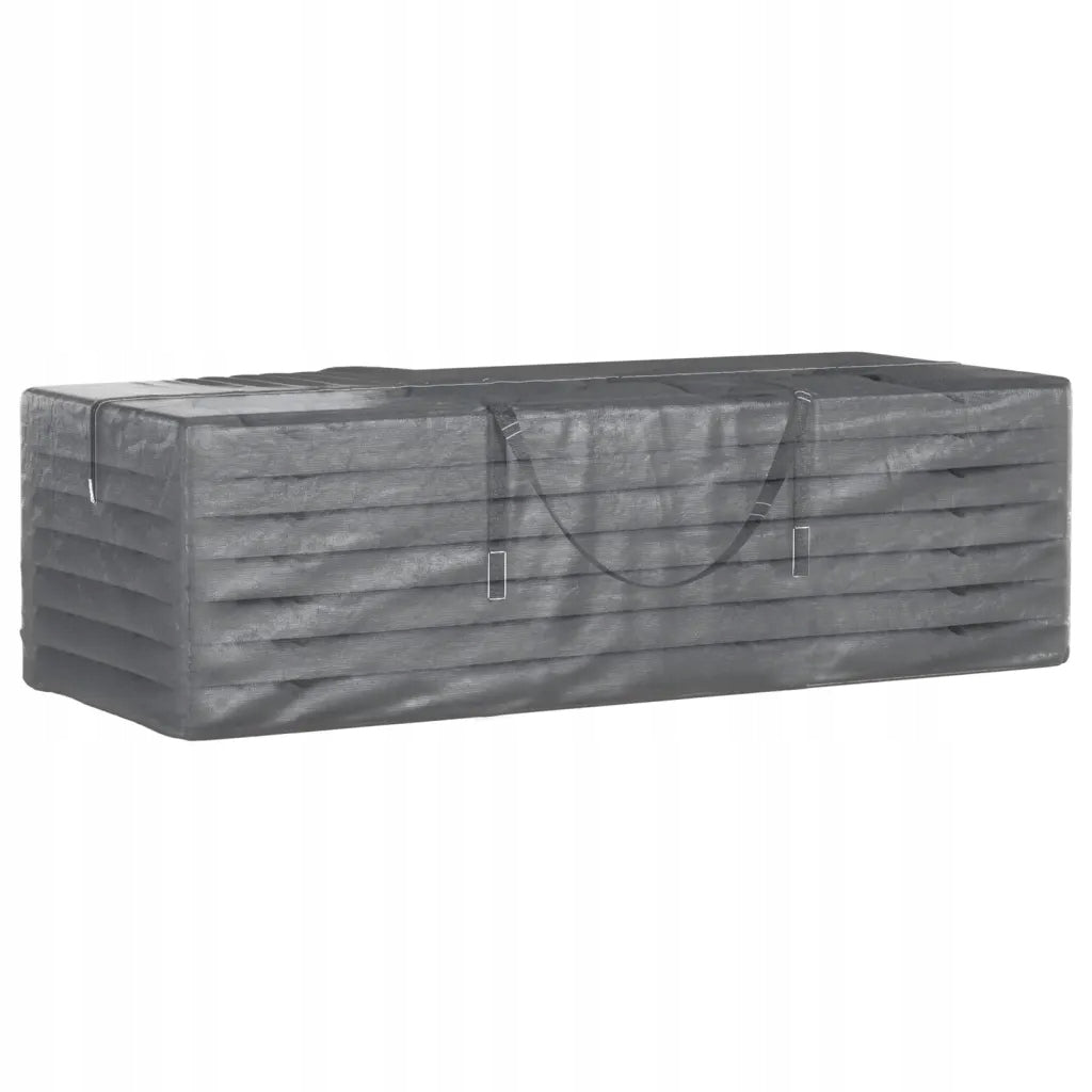 Garden Cushion Bags, 2 Pack, Black, 135x40 Line vidaXL