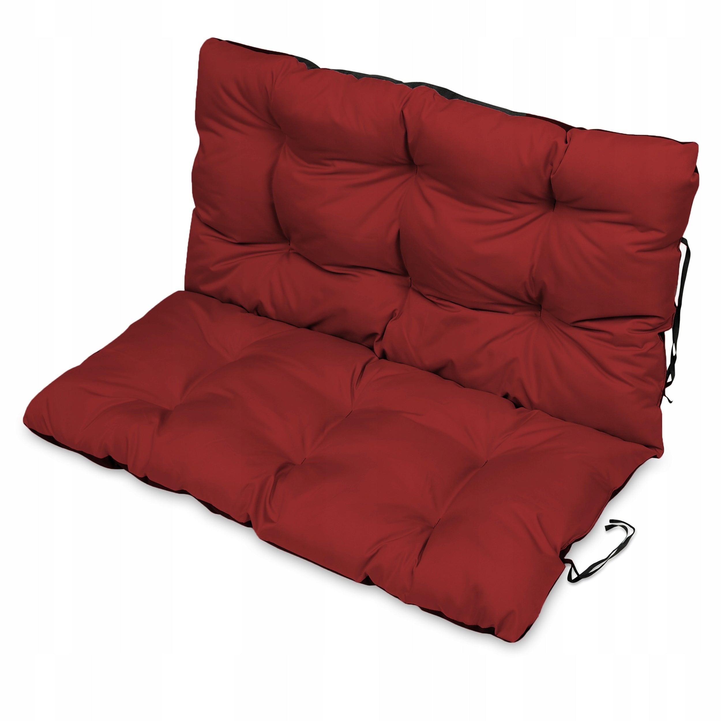 Garden Cushion WATERPROOF Bench Swing Soft 120x60x50 BORDO Line prosta