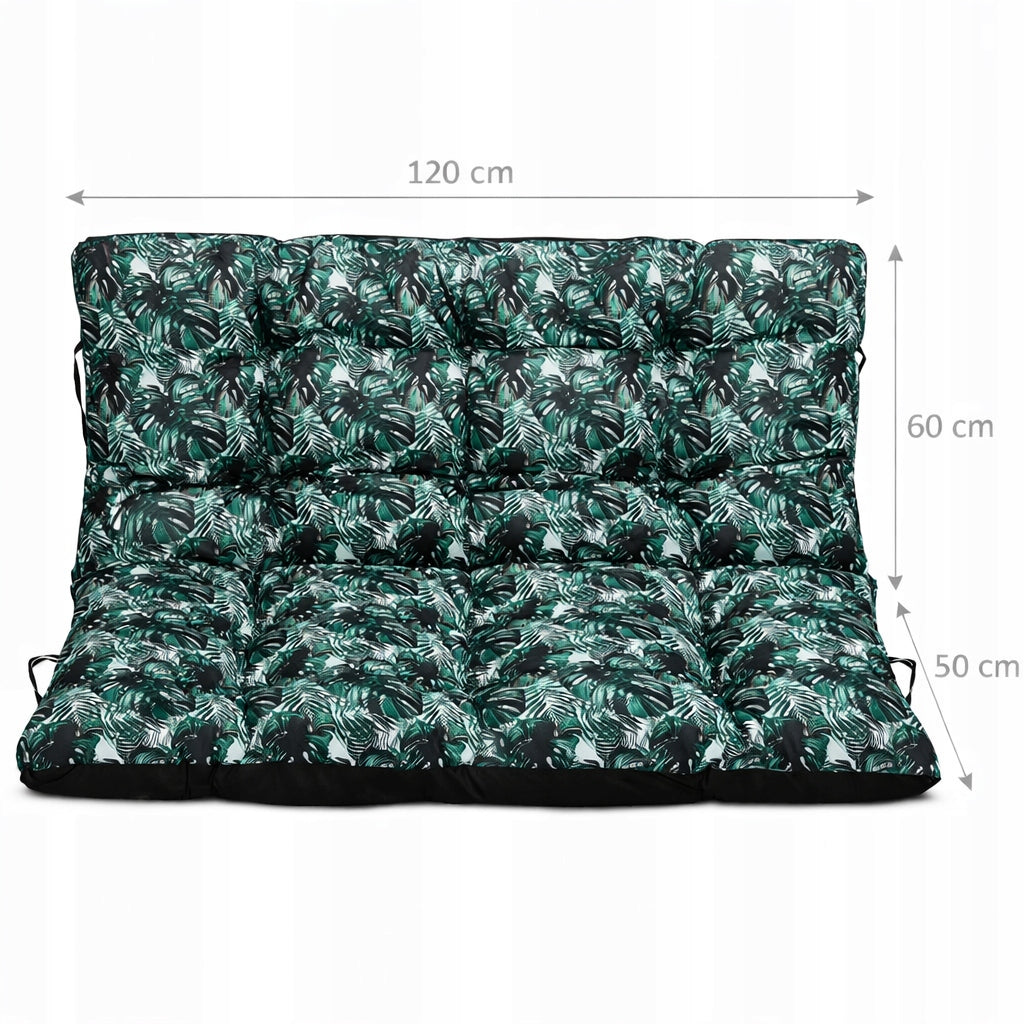 Garden Cushion WATERPROOF Bench Swing Soft 120x60x50 EXOTIC Packaging status original