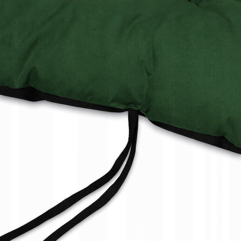 Garden Cushion WATERPROOF Bench Swing Soft 120x60x50 GREEN CIEM Cushion thickness 10 cm