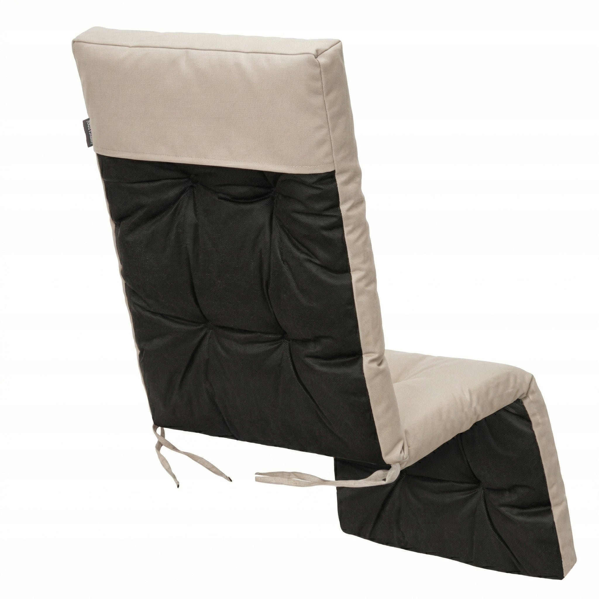 Garden Cushion Waterproof for Sun Lounger with Footrest for Sun Lounger Bench 160 cm Pillow length 160 cm