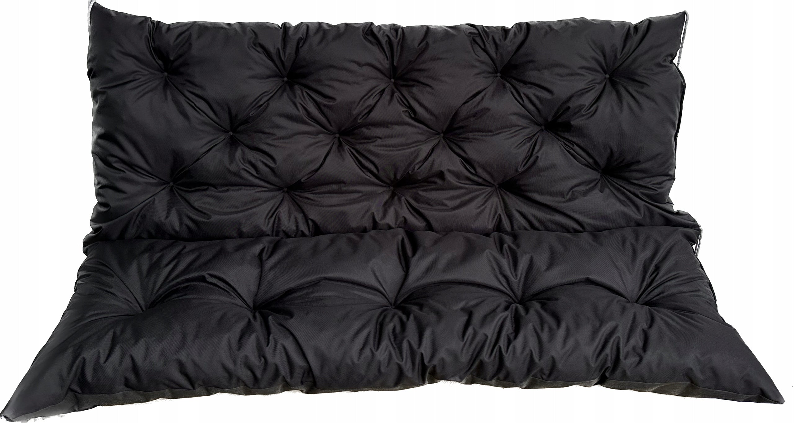 Garden Cushion for Bench Pallet Swing Waterproof 150x60x50 Black EAN (GTIN) 5905386723770