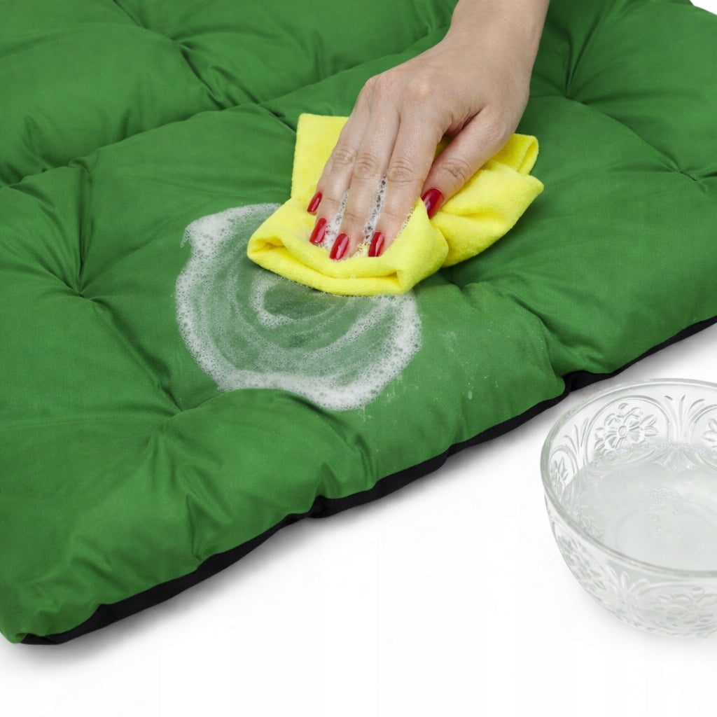 Garden Cushion for Bench Swing WATERPROOF Soft 120x60x50 GREEN Manufacturer Superkissen24