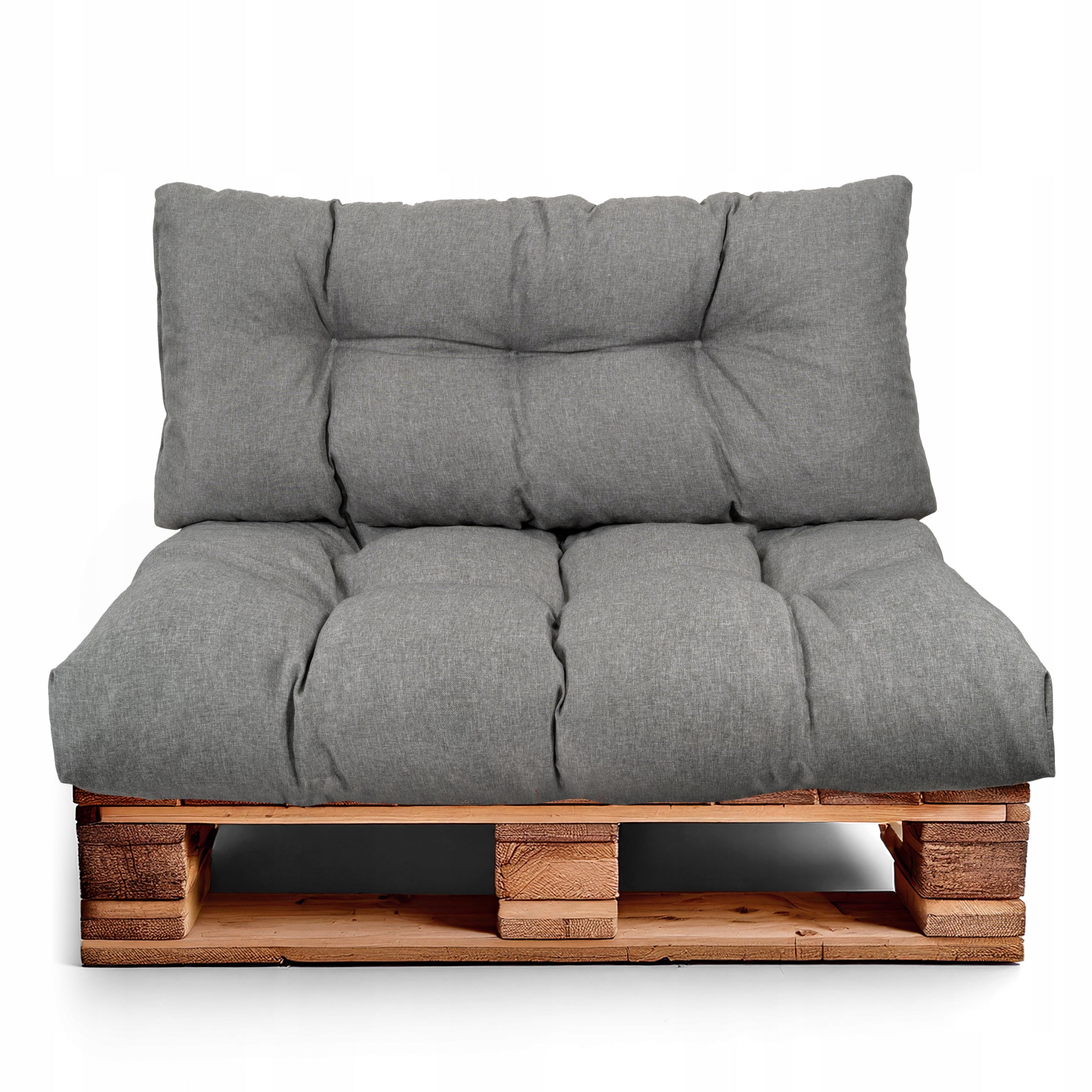 Garden Cushions for Bench Pallet Swing Waterproof 120x80x15 Graphite Manufacturer no brand