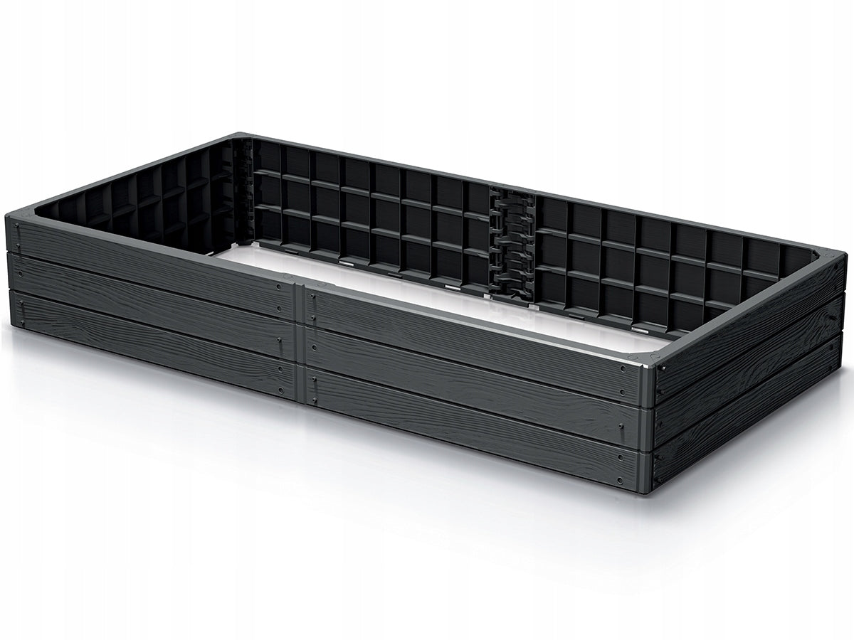 Garden Discount My Home & Garden Base Woody IBWR anthracite 150 x 75 x 25 cm