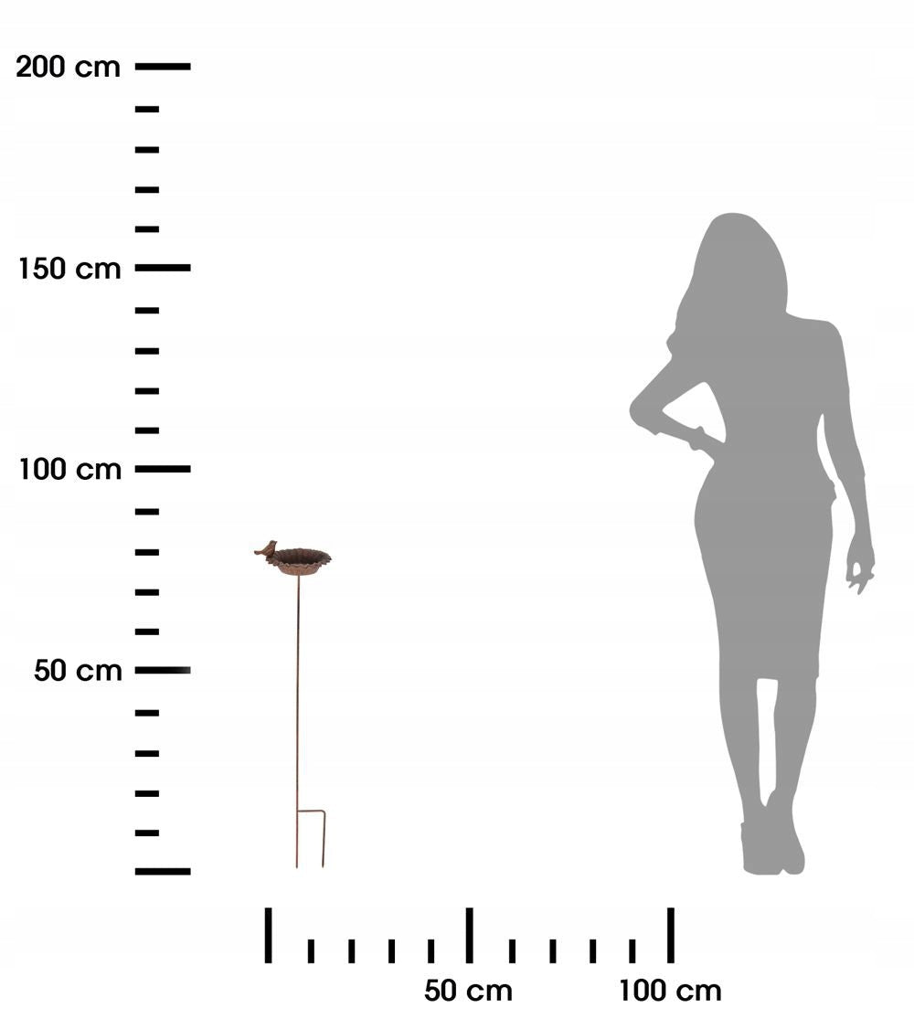 Garden Drinker Feeder for Cast Iron Birds on Leg 76cm for Grain Water Manufacturer code FB301