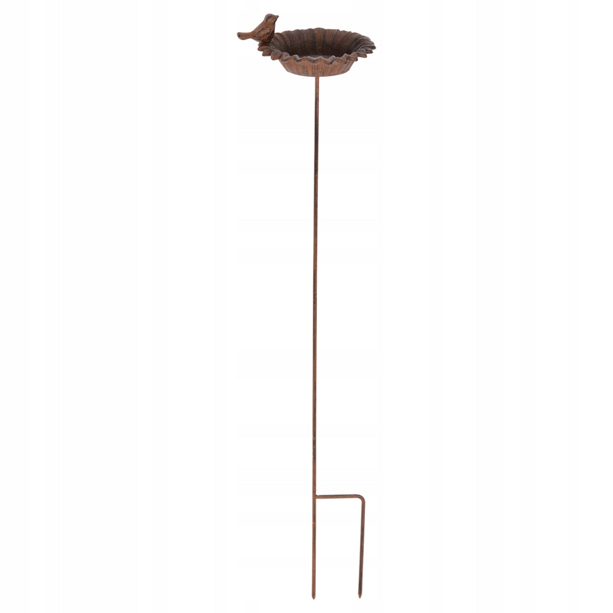 Garden Drinker Feeder for Cast Iron Birds on Leg 76cm for Grain Water Type nesting box (feeder)