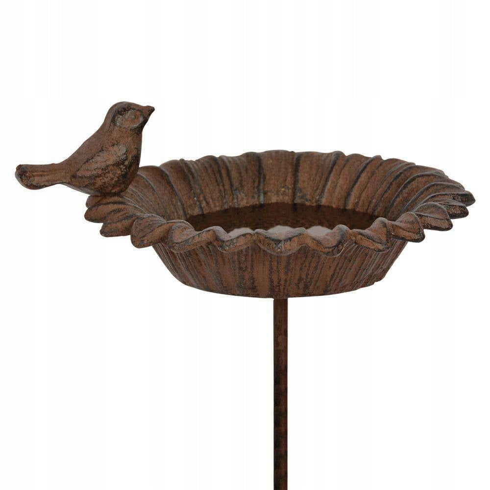 Garden Drinker Feeder for Cast Iron Birds on Leg 76cm for Grain Water