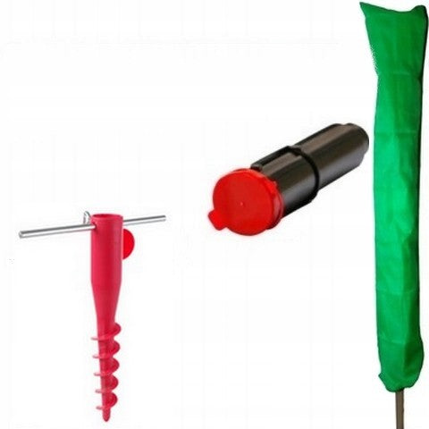Garden Dryer 50m Line Anchor Screw + Metal Hardware Strong Stable Unfolded width 200 cm
