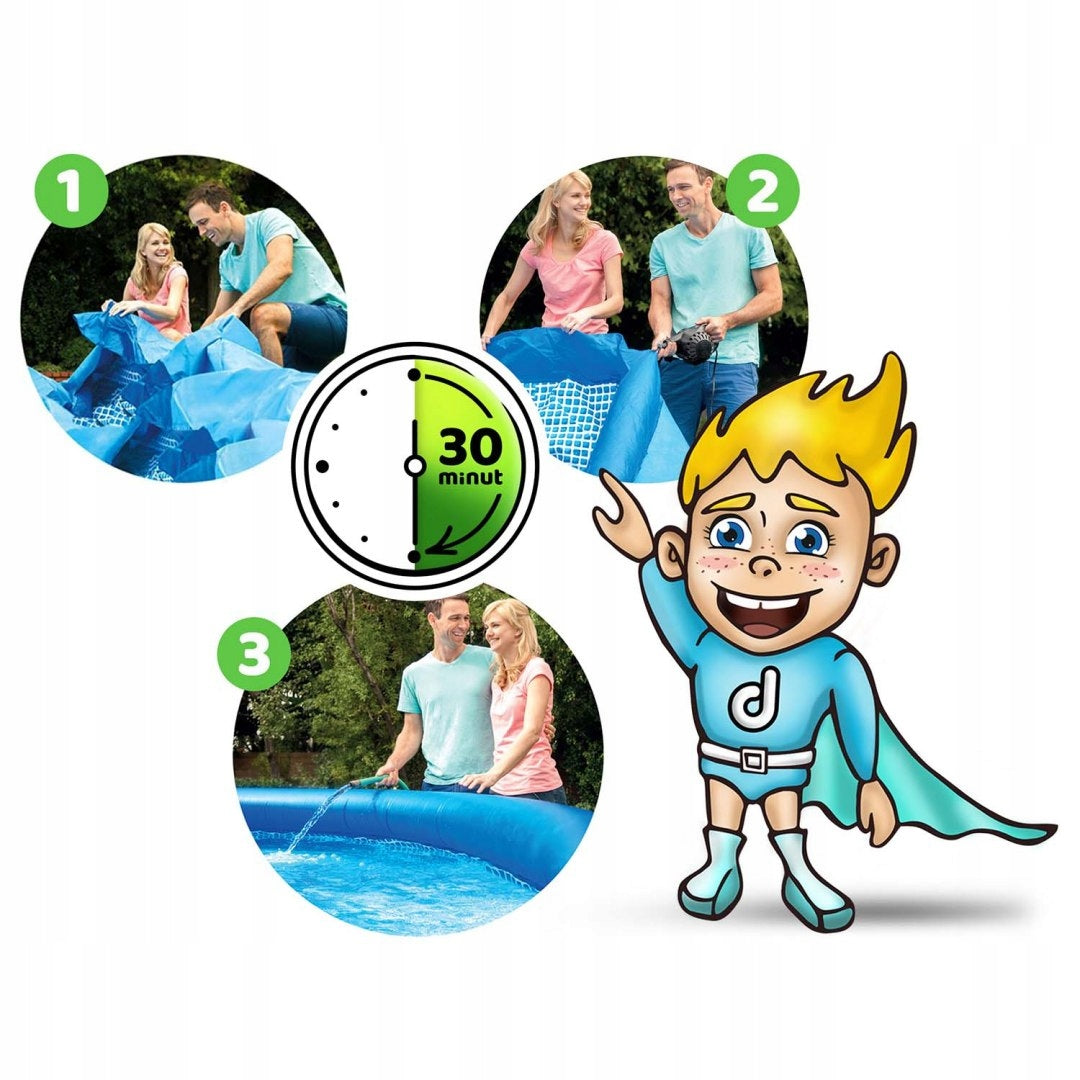Garden Expansion POOL 396x84cm + Pump Set INTEX 28142 Manufacturer code 28142NP