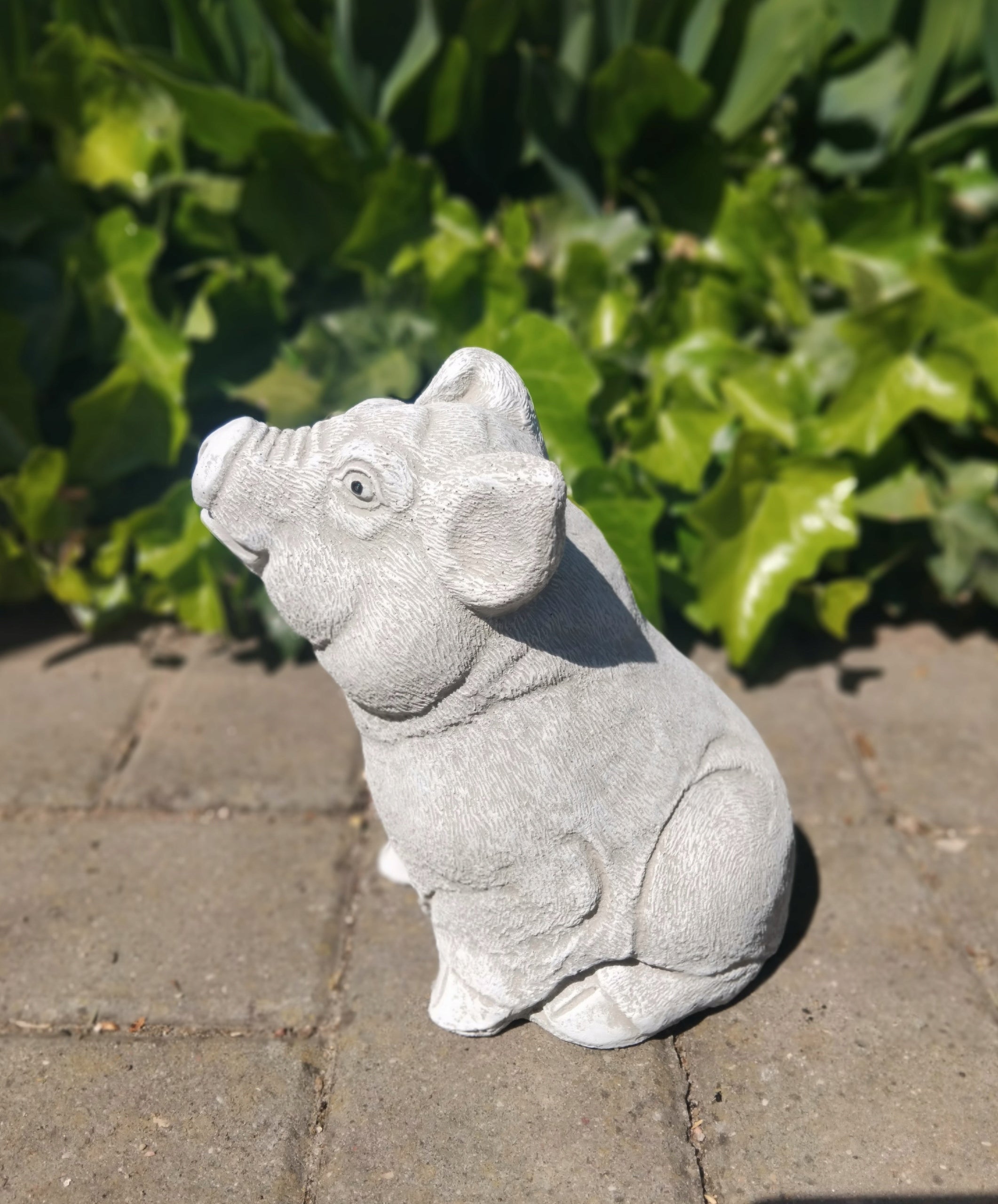 Garden Figure Piglet Concrete Figurine Pig Frost Resistant Kind decoration
