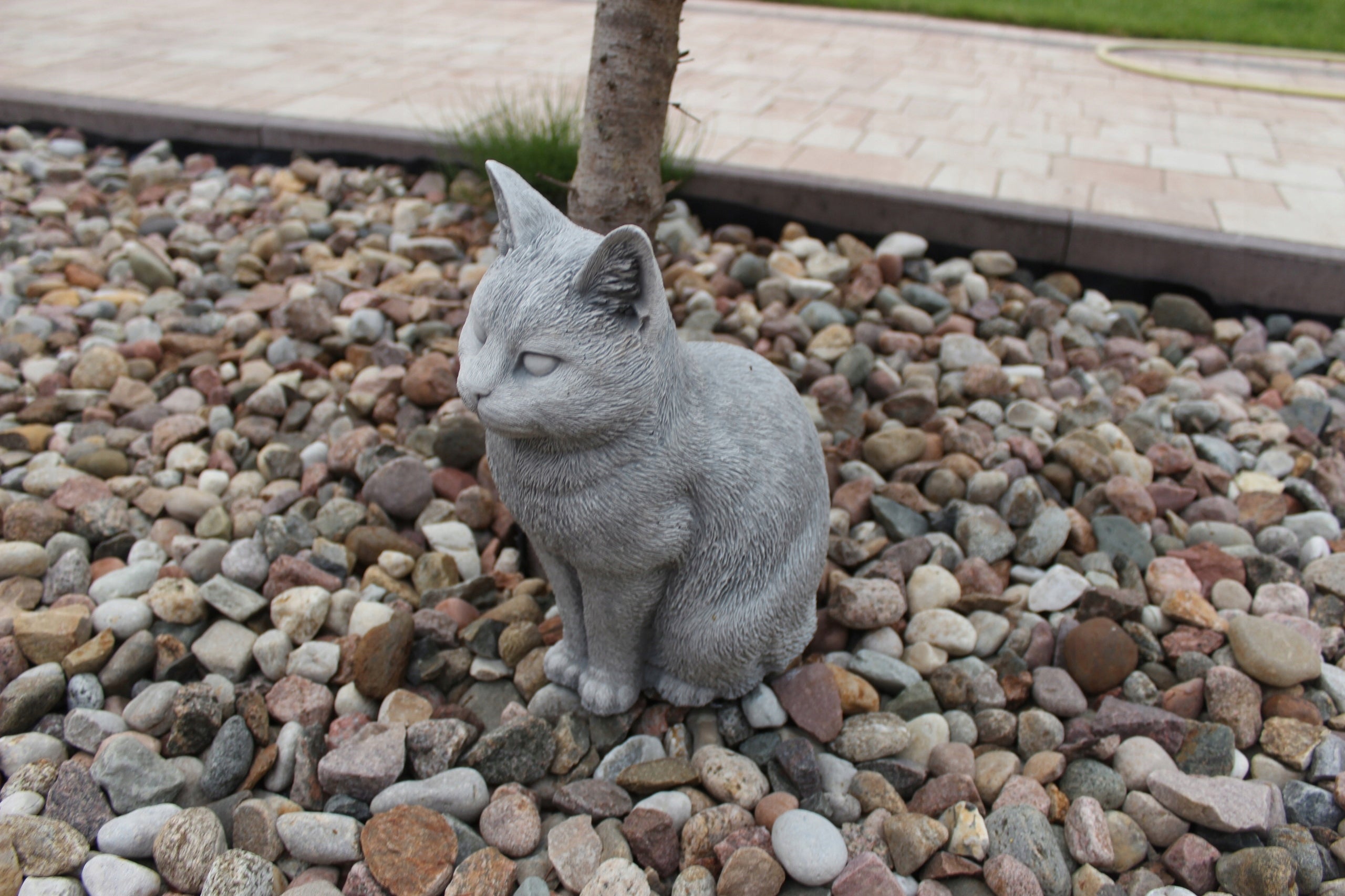Garden Figures Concrete Kitten Cat Decoration Sculpture Tombstone Manufacturer code Z-080