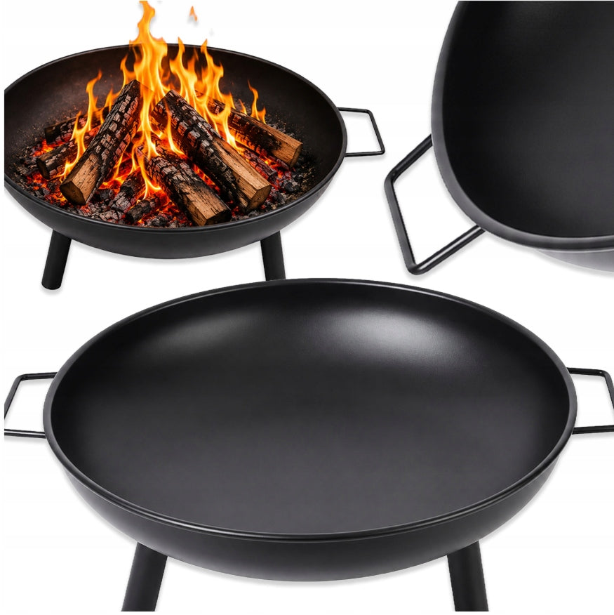 Garden Fire Pit Steel Black for Fire Pit Grill Large Solid + FREEBIE Manufacturer code 01-07-003-000