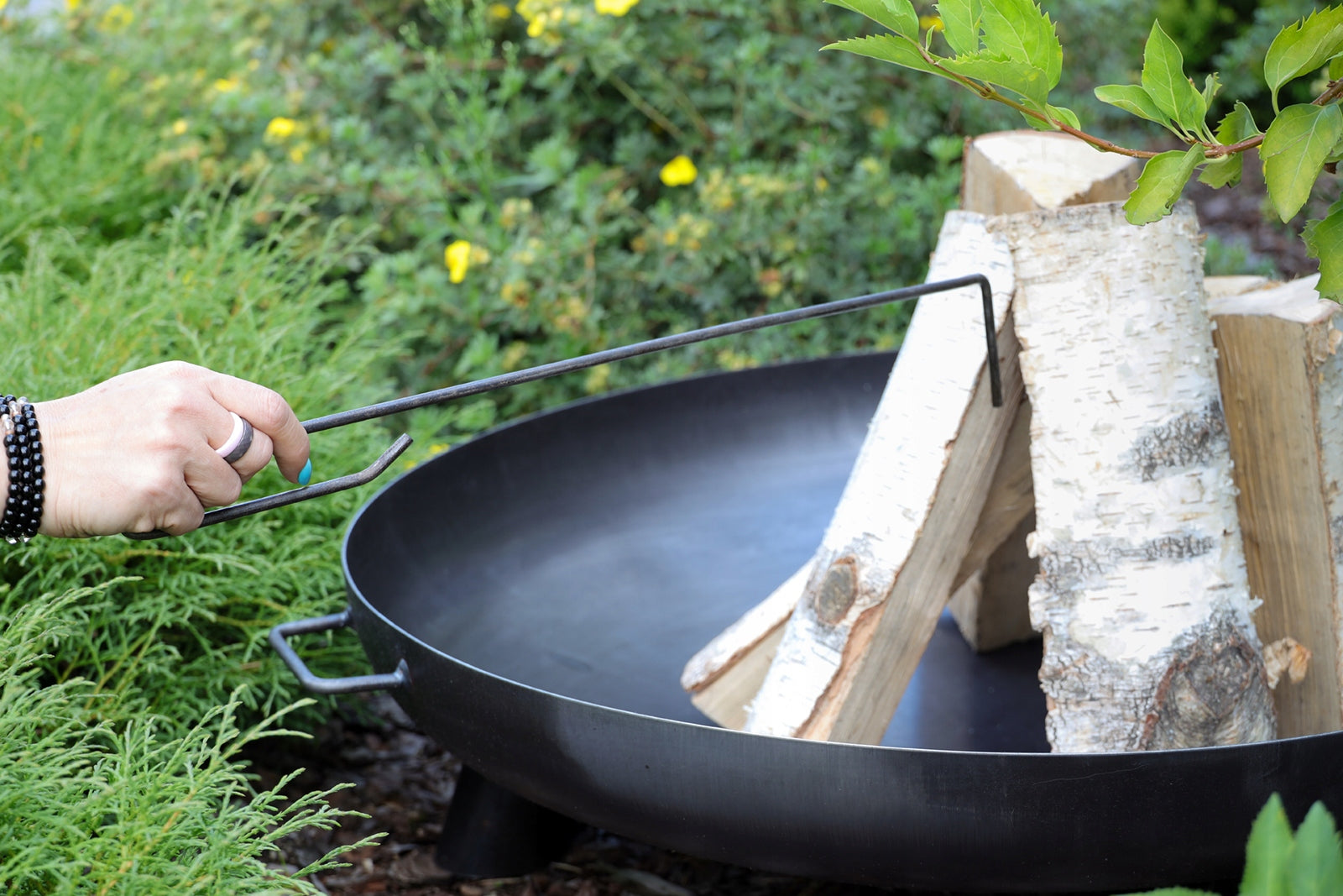 Garden Fireplace Extra Large 100 cm model >MR WOŁODYJOWSKI< + FREEBIE!!! Product weight with unit packaging 15 kg