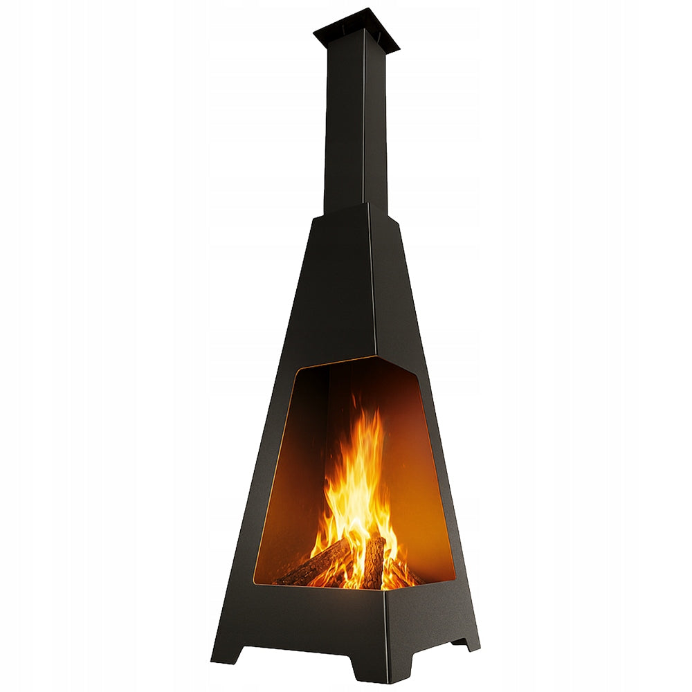 Garden Fireplace Terrace Heater KRATKI PYLOS for Steel Wood