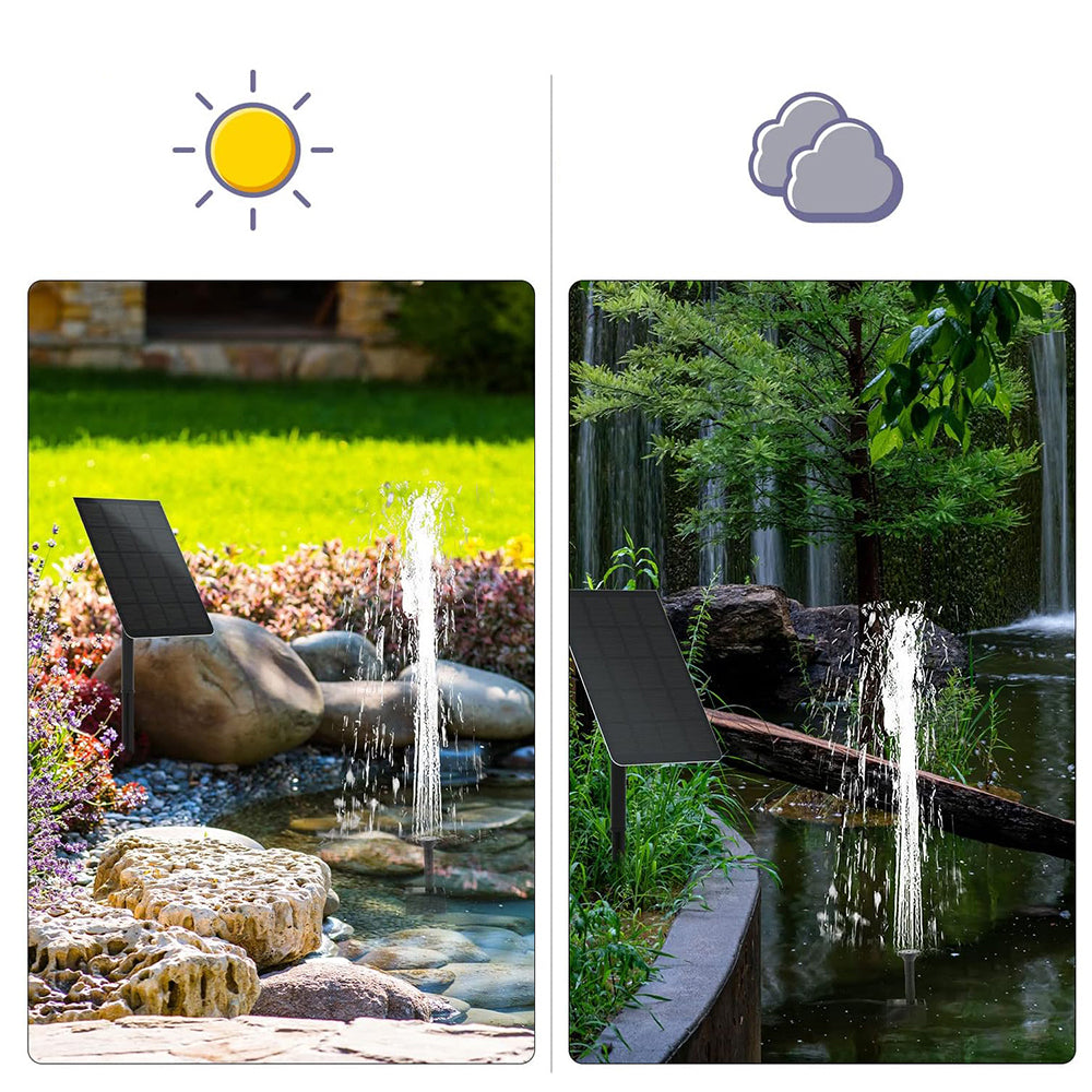 Garden Fountain Solar Pump Garden Decorative Wireless Kind decoration