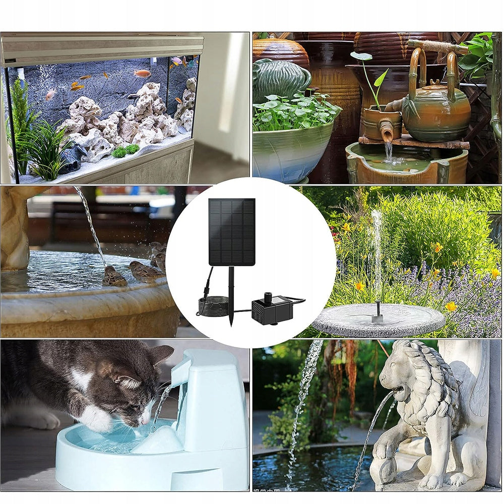 Garden Fountain Solar Pump Garden Decorative Wireless Manufacturer code Pompa słoneczna