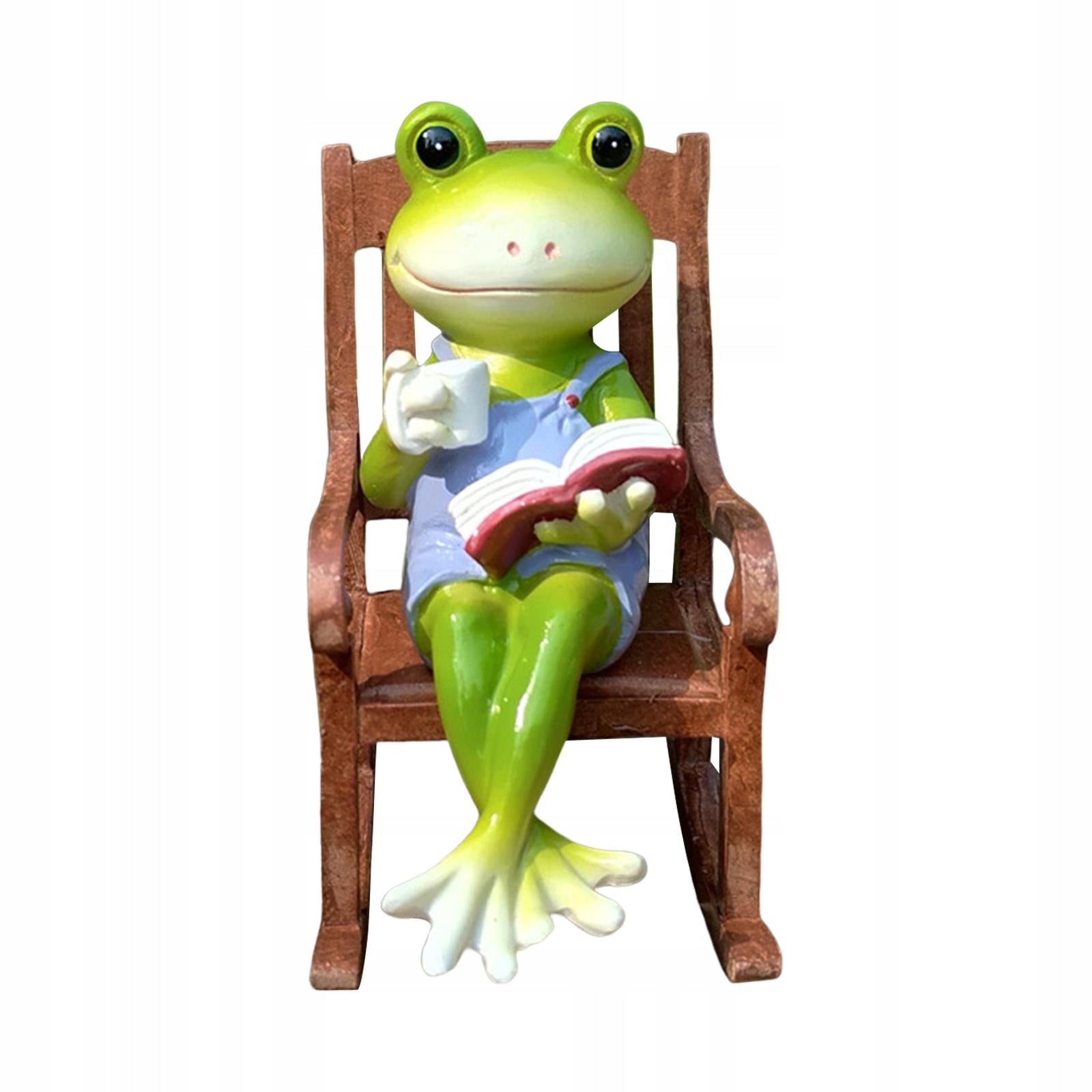 Garden Frog Statues Funny Miniature Frog Figurines