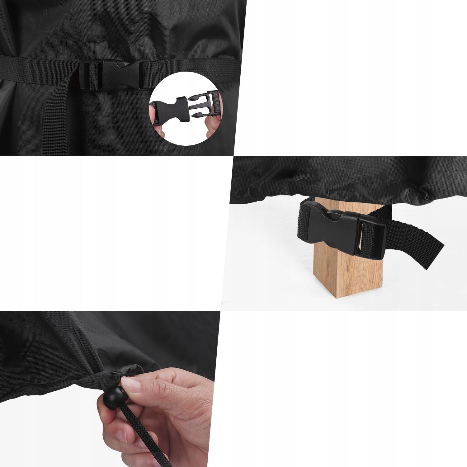 Garden Furniture Cover 60x60x60 cm Waterproof UV Black Manufacturer no brand