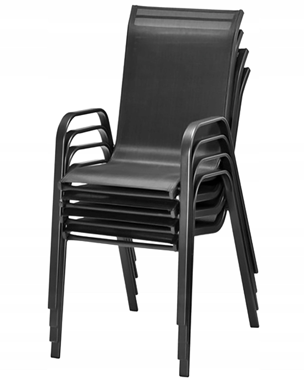 Garden Furniture For Balcony Terrace Set Coffee Table Chairs Black Number of items in the set 3