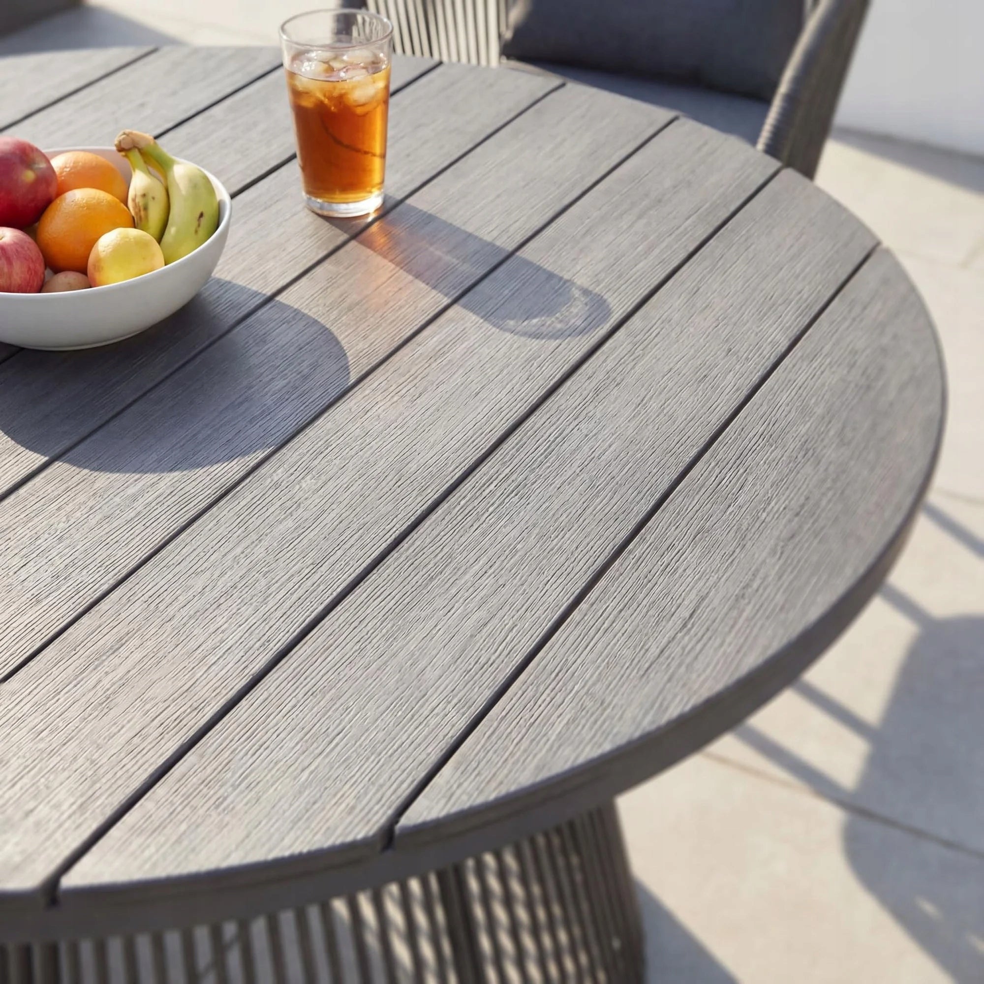 Garden Furniture Set 4 Pers Technorattan Table Polywood Dining Room Furniture Number of people 5