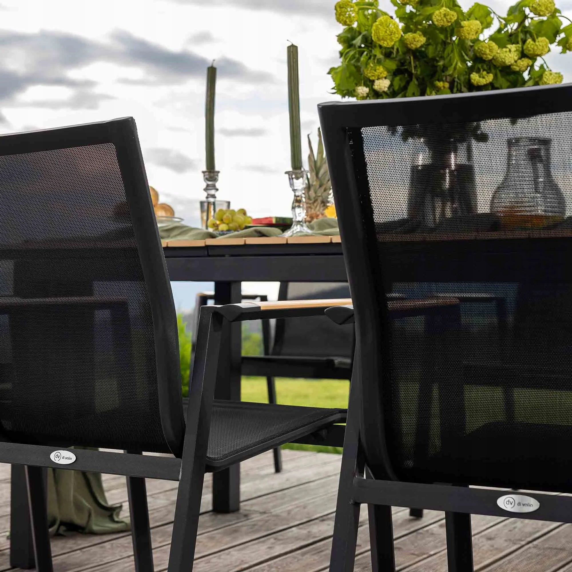 Garden Furniture Set Aluminum Folding Table 210cm 8 Chairs Miranno Number of people 8