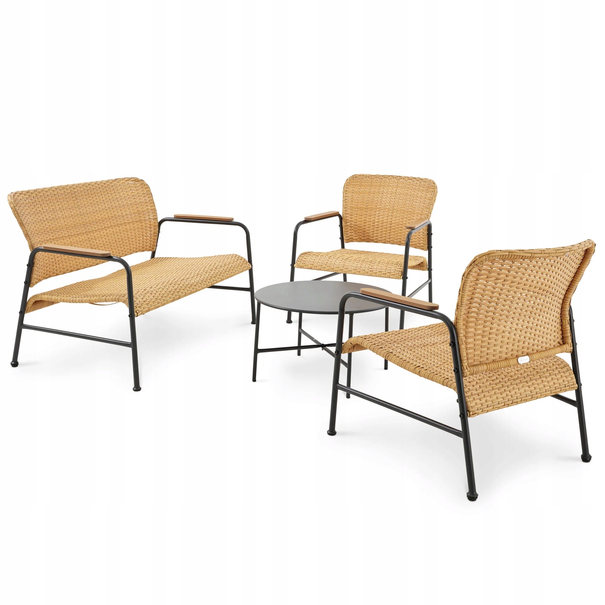 Garden Furniture Set Balcony Furniture Garden 4 Pers. Sofa Table Armchair