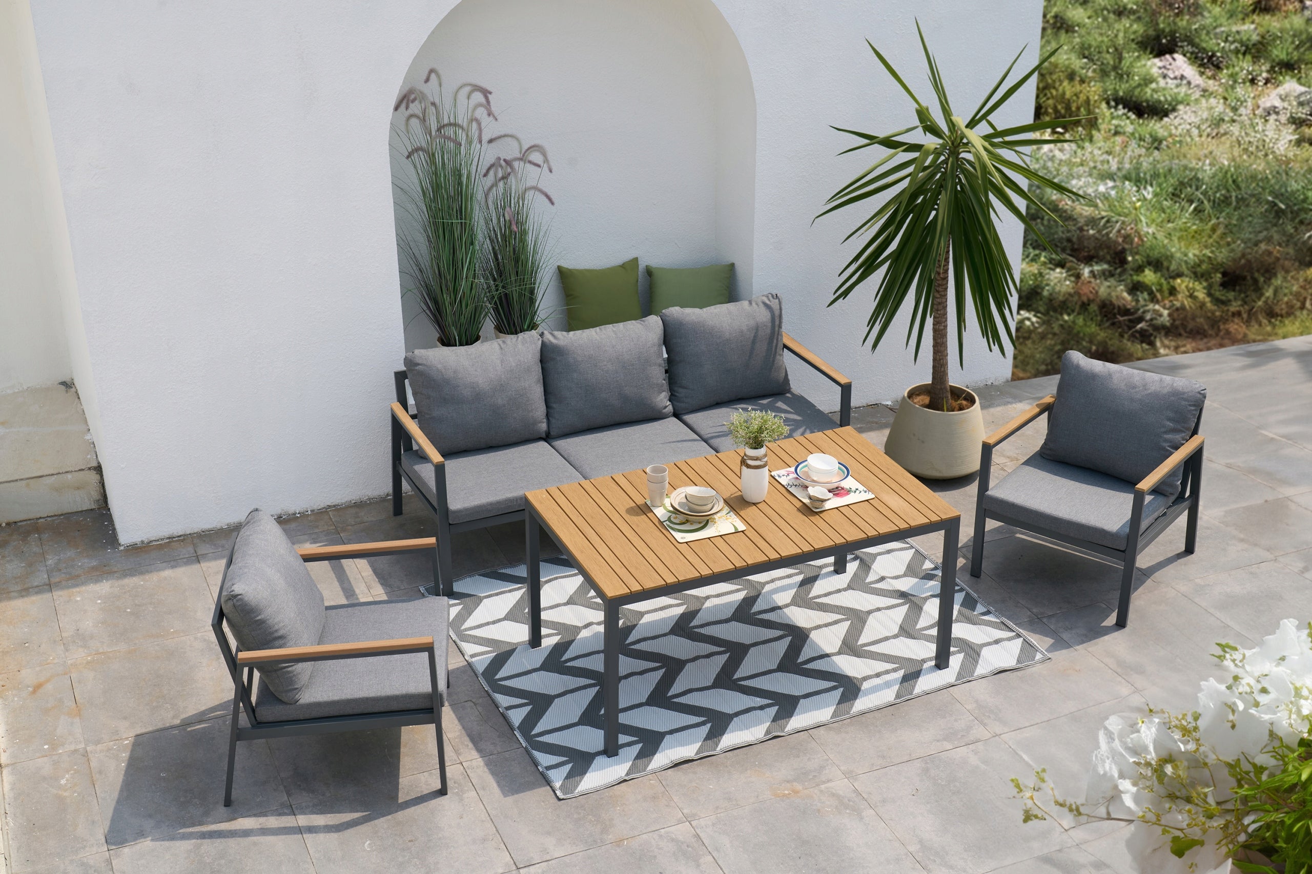 Garden Furniture Set EDISON Sofa Table Garden Furniture Manufacturer code FG008171
