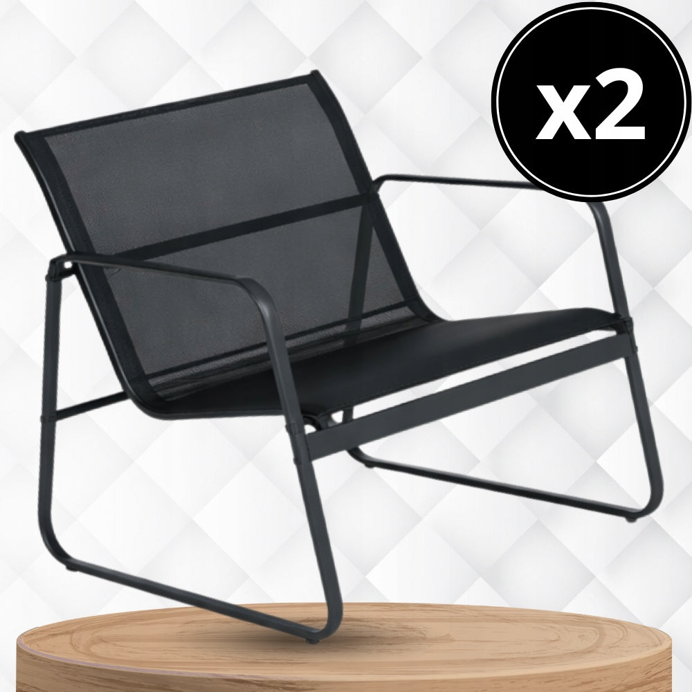 Garden Furniture Set Garden Furniture 4el Black SOFA 2x ARMCHAIR TABLE Main material synthetic material