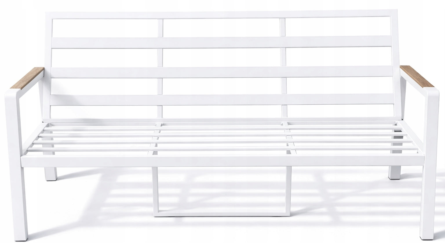 Garden Furniture Set Modular Aluminum Sofa + Table + 2 Armchairs White Number of items in the set 4