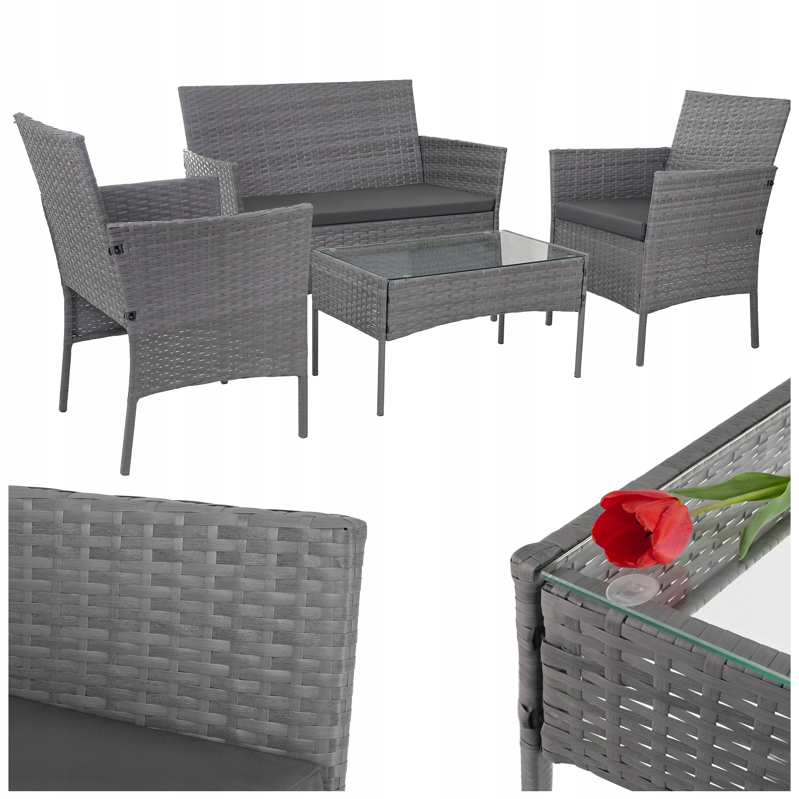 Garden Furniture Technorattan Garden Furniture Set for Terrace Table Sofa