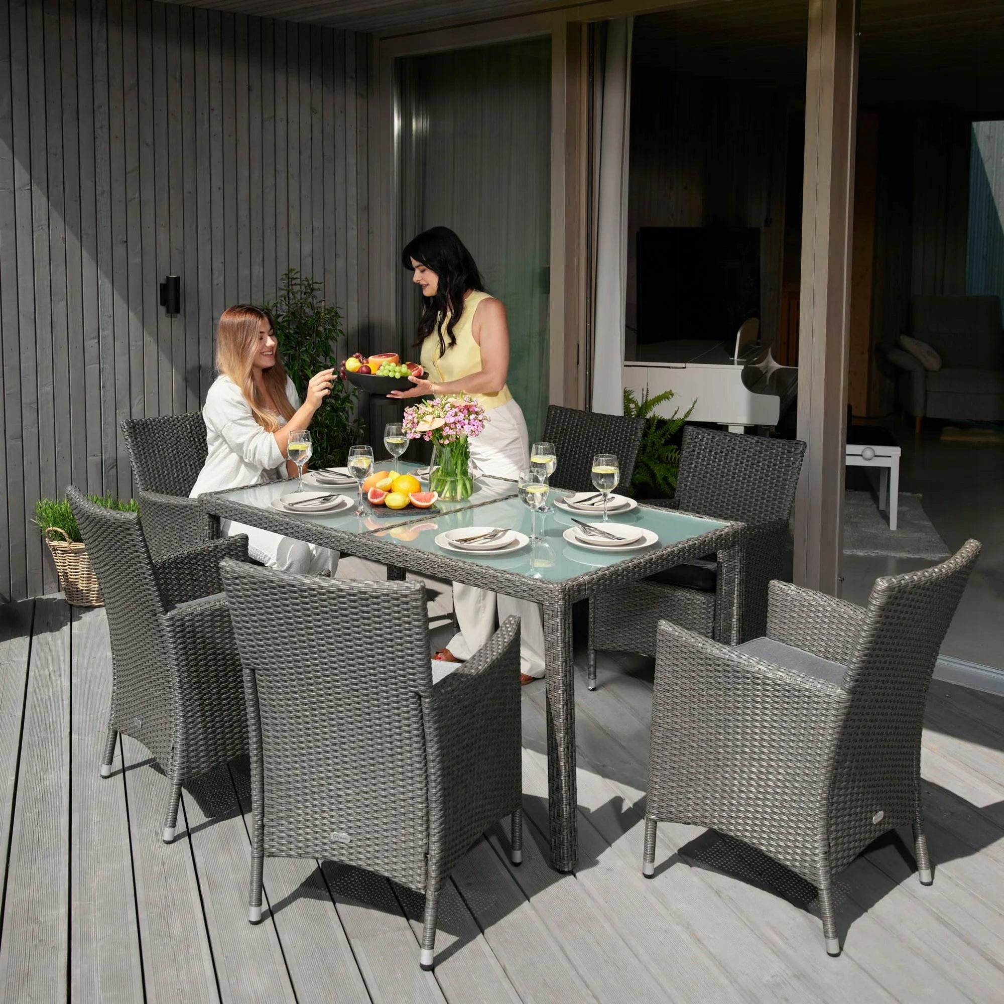Garden Furniture di volio Technoratan Set Table+Fotels Furniture Set Terrace Manufacturer di volio