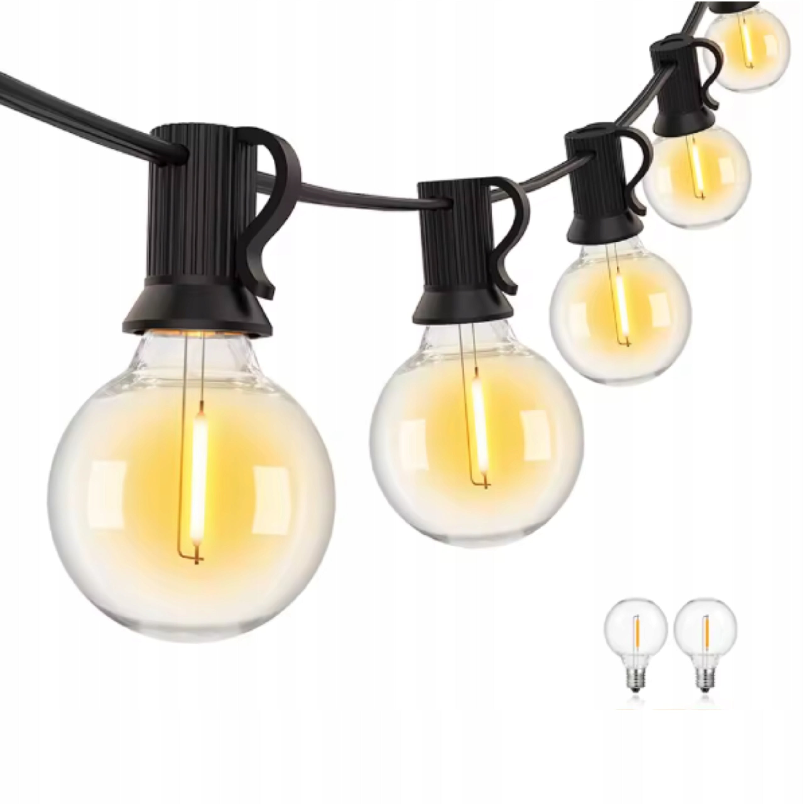 Garden Garland Light LED Outdoor Terrace For Garden 10M 15xLight Bulbs