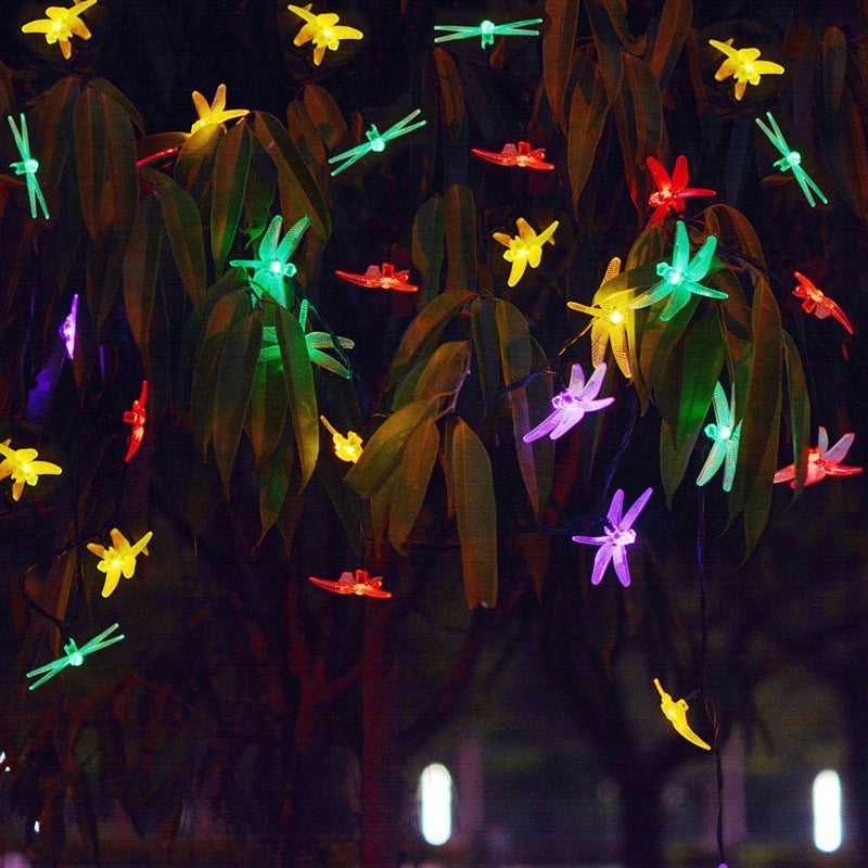 Garden Garland Solar Light Waterproof Resistant Dragonflies Multicolor EAN (GTIN) 5906203233847