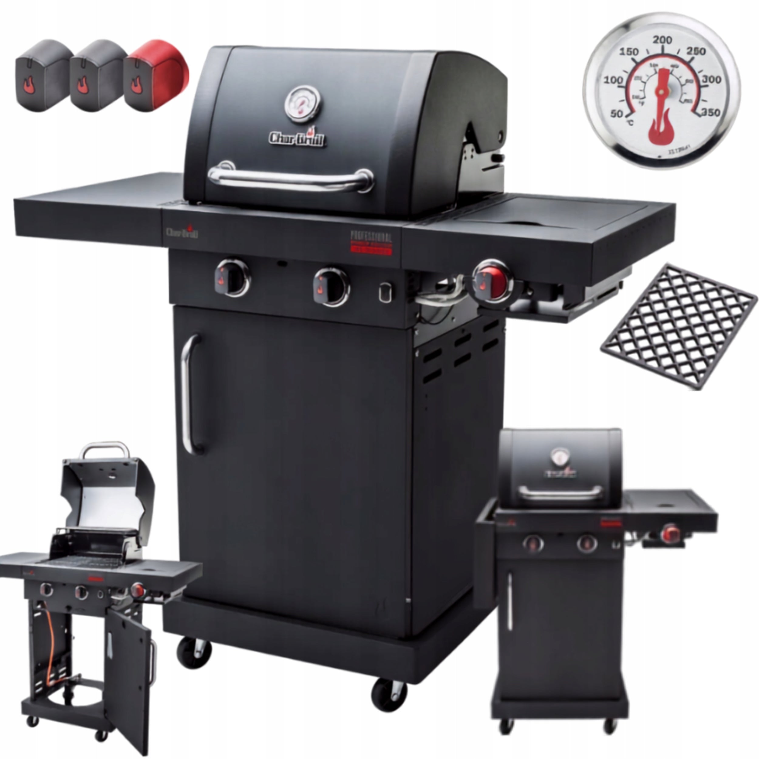 Garden Gas Grill Char-Broil Professional Power Edition 2 with 2 Burners