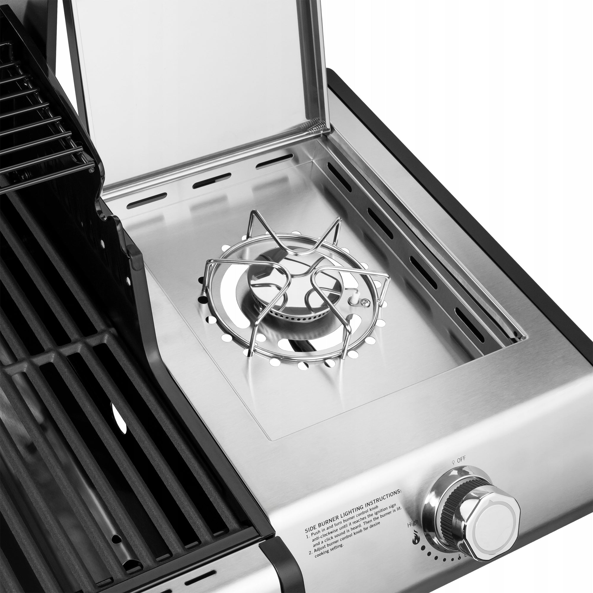 Garden Gas Grill Teesa BBQ 5006 MASTER 5 Burners Cylinder Cabinet 17kW Power 17 kW